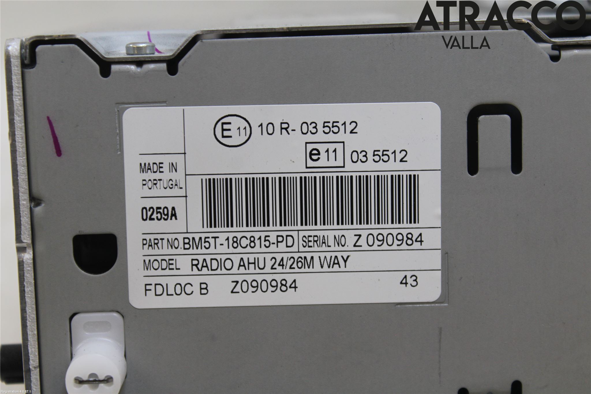 Ford B-MAX 12-17 Cd Radio - Multimediapanel