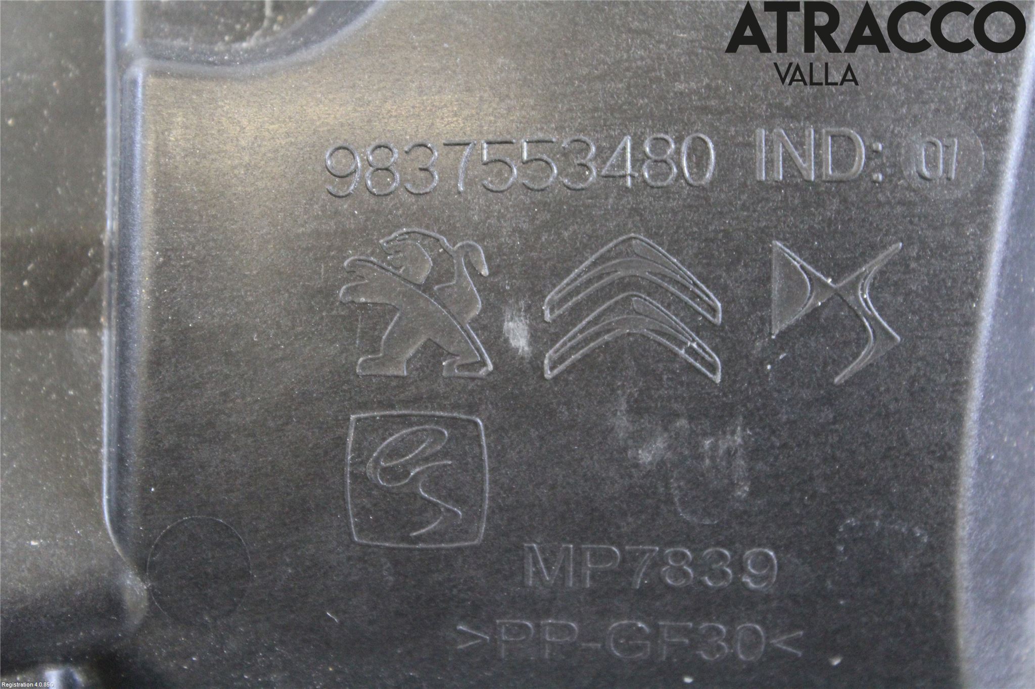 Peugeot 2008/E-2008 20- Torpedplåt-Torpedplast