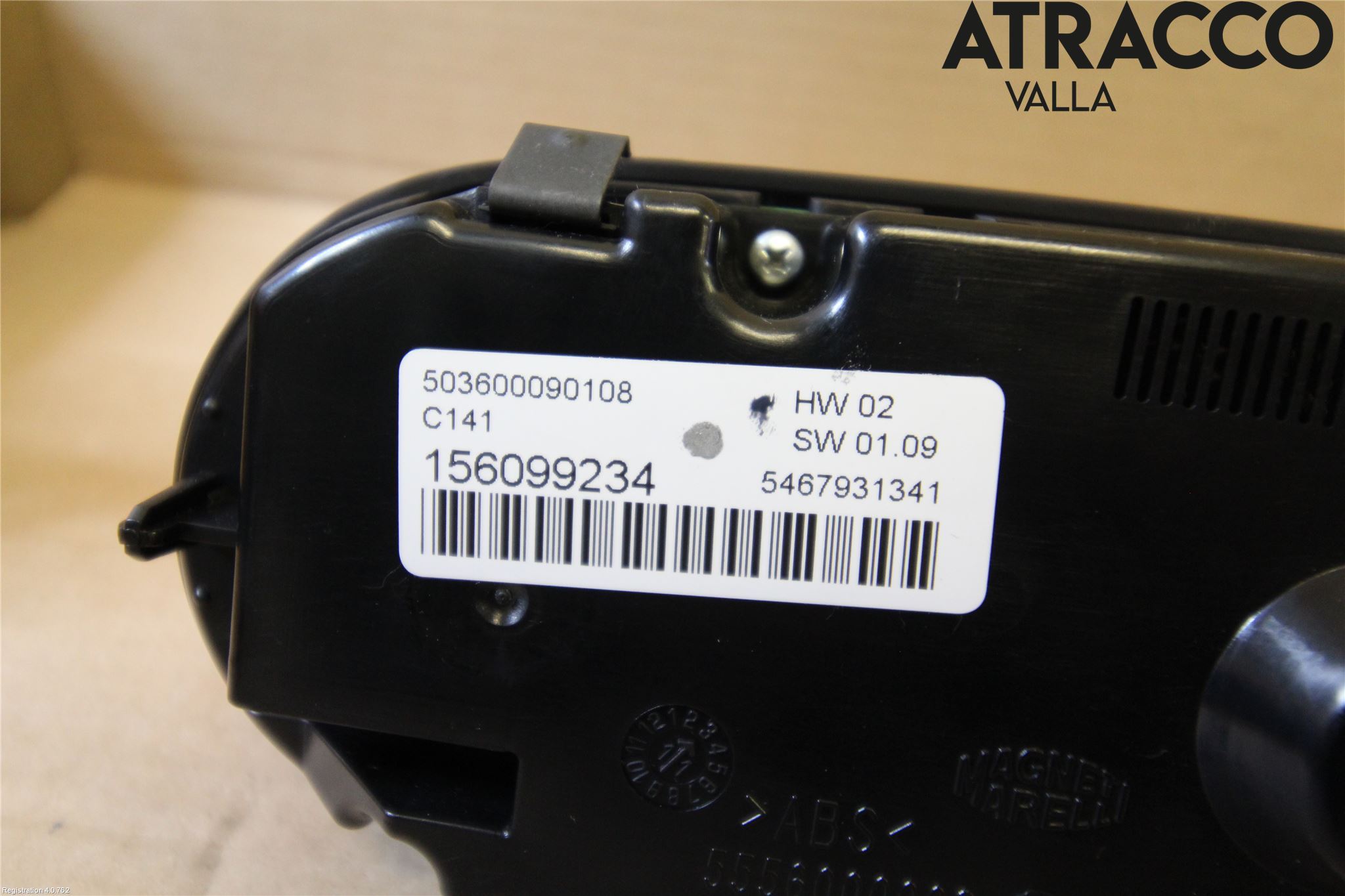 Alfa GIULIETTA Ac Styrenhet Ac Manöveren