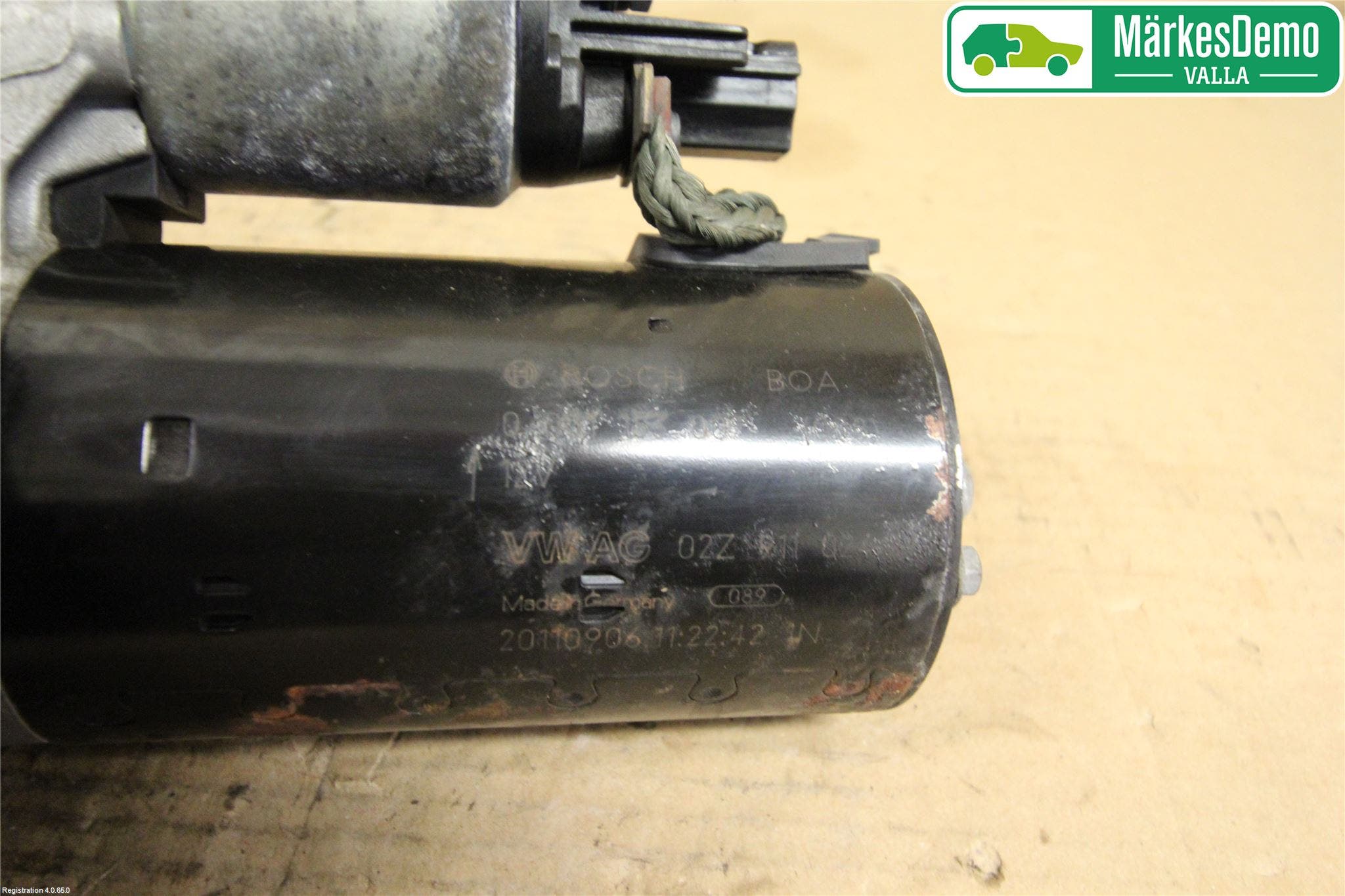 Volkswagen VW GOLF VI 09-13 Startmotor Diesel