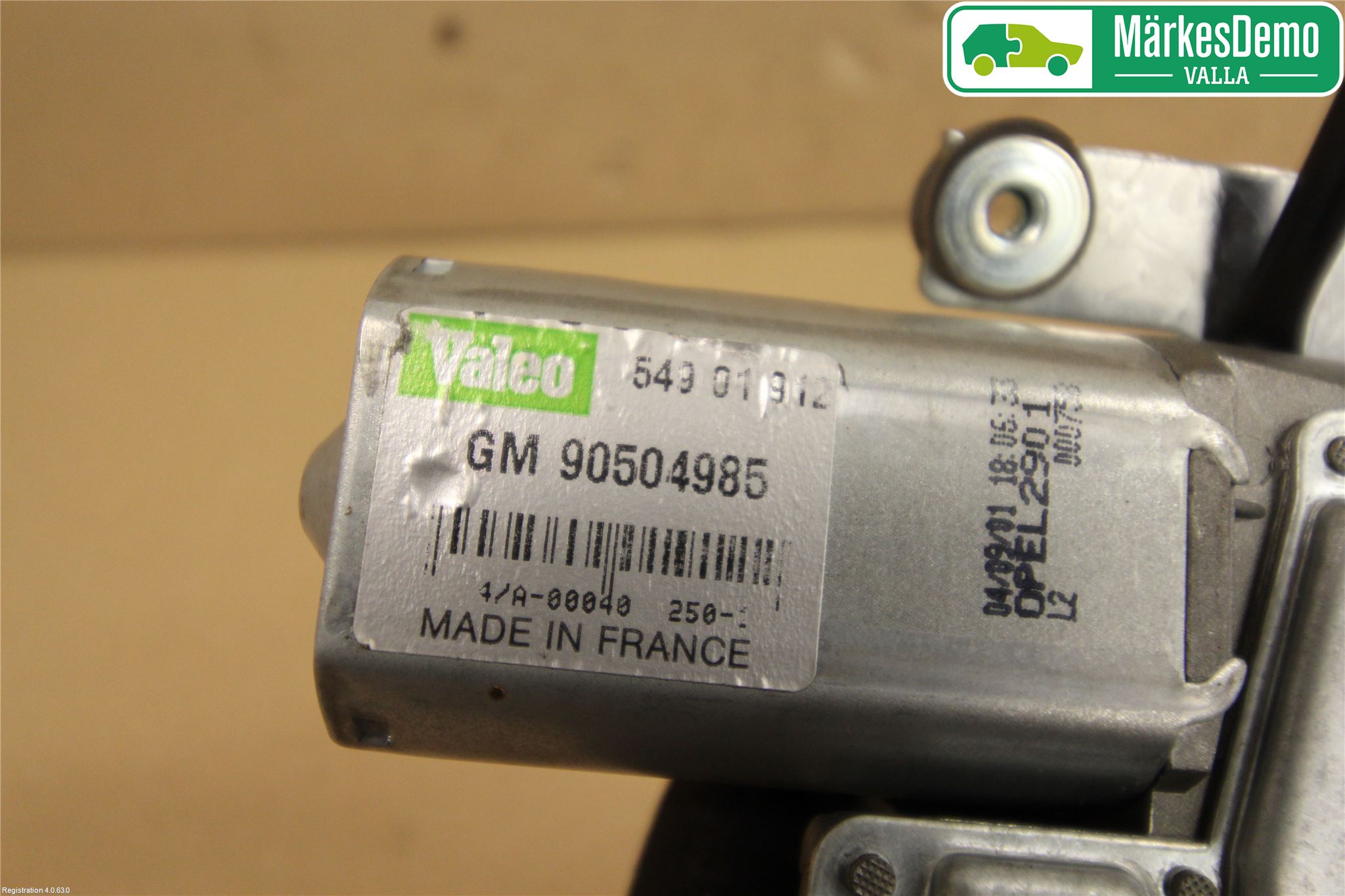 Opel VECTRA B 96-01 Torkarmotor Baklucka