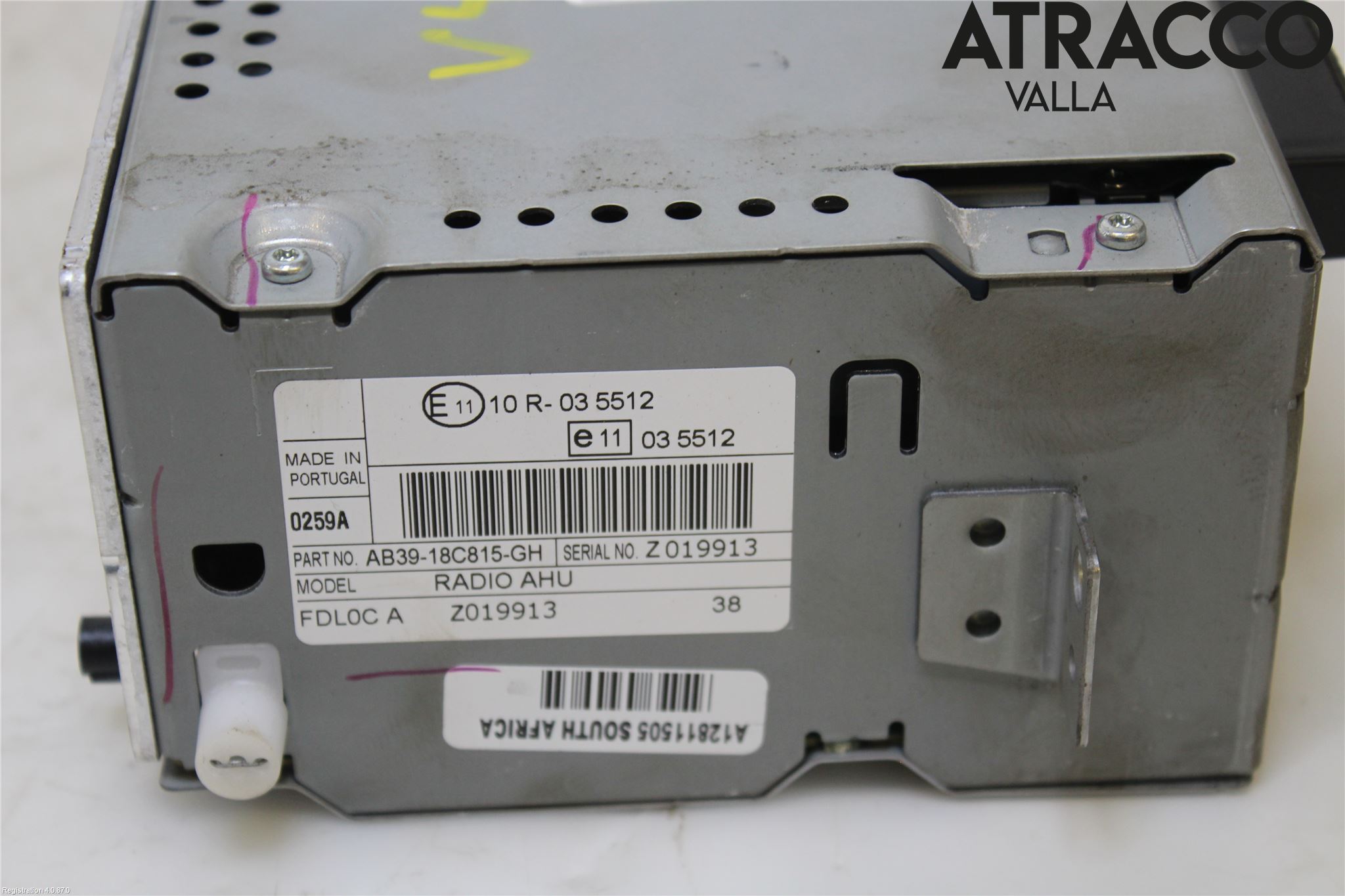 Ford RANGER EU 12-23 Cd Radio - Multimediapanel