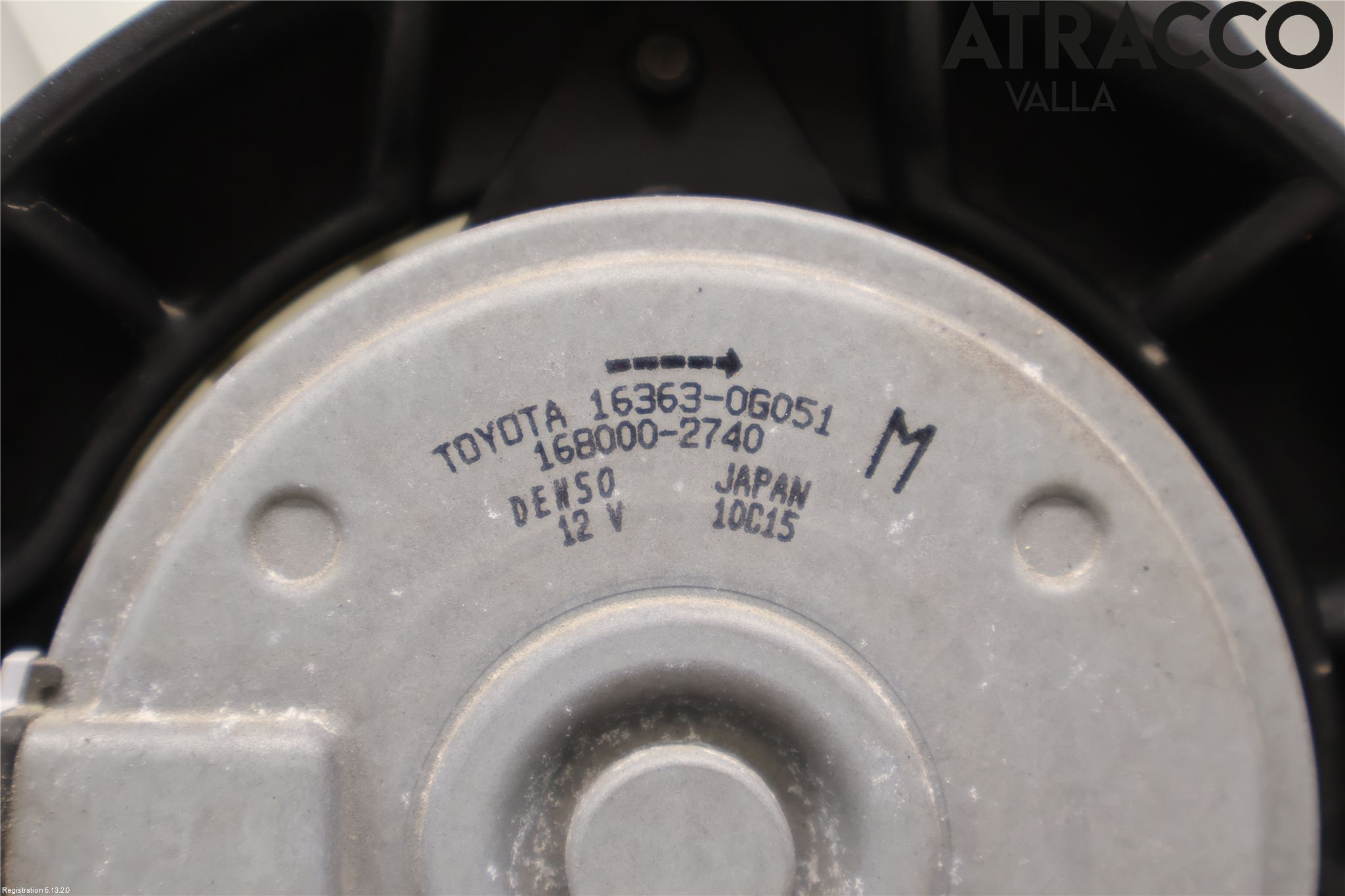 Toyota YARIS XP130 15-20 Kylfläkt El