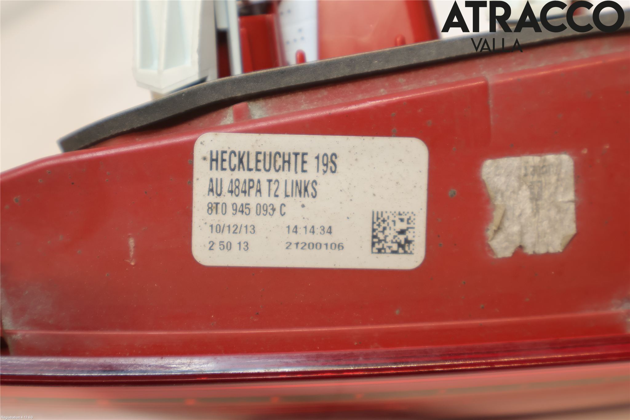 Audi A5 07-16 Bakljus Lucka Vä