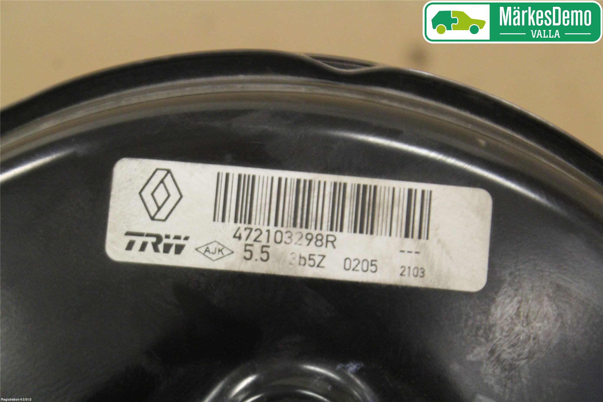 Dacia SANDERO/STEPWAY 13-20 Bromsservo