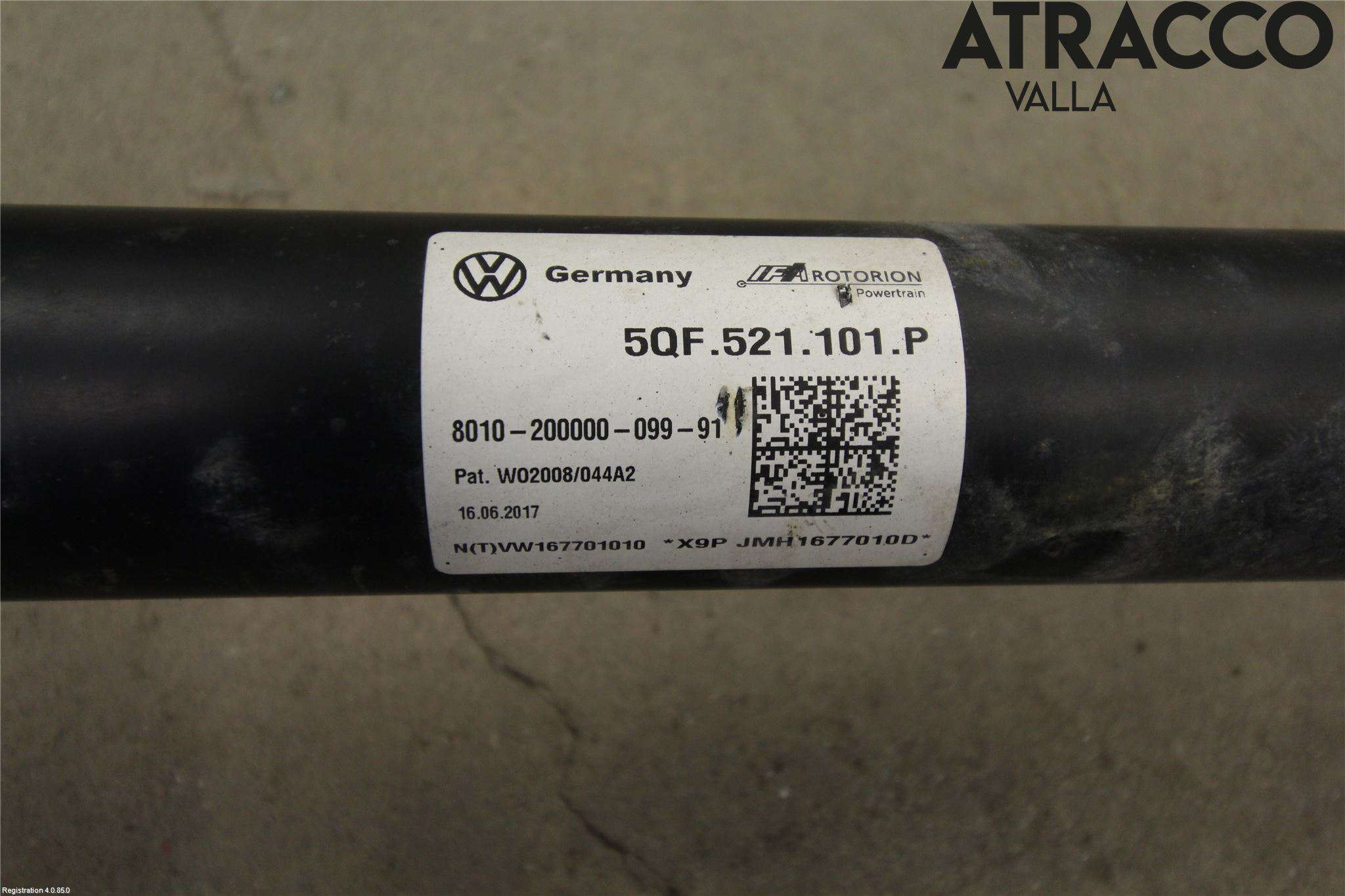 Volkswagen VW TIGUAN 16-24 Mellanaxel Komp