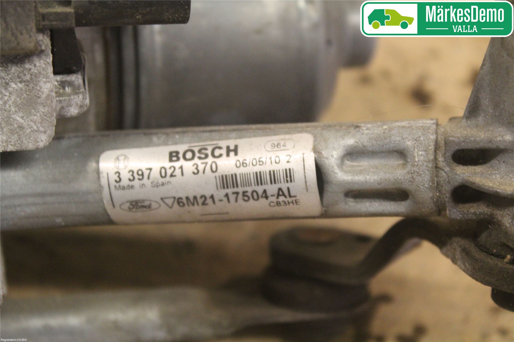 Ford S-MAX 06-15 Torkarmotor Vindruta