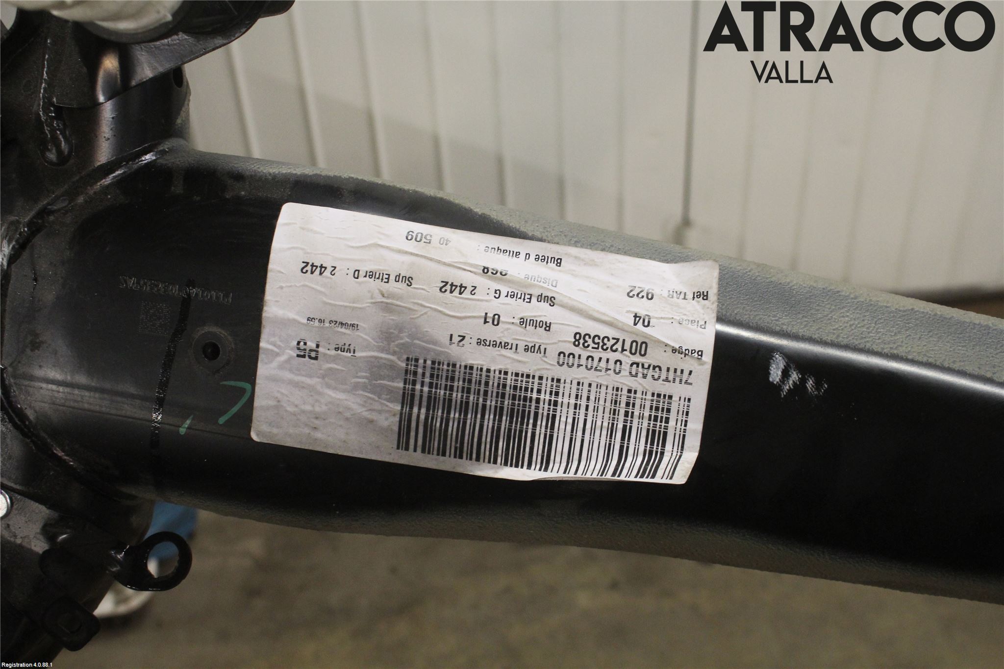 Peugeot 308/E-308 21- Bakaxelbalk