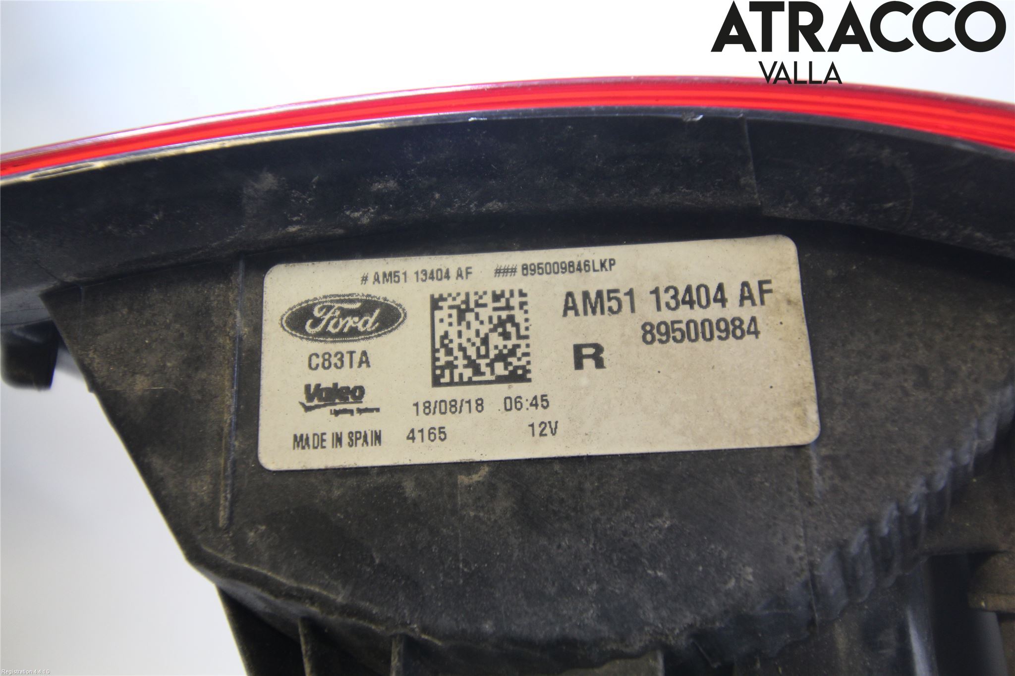 Ford GRAND C-MAX 15-19 Bakljus Höger