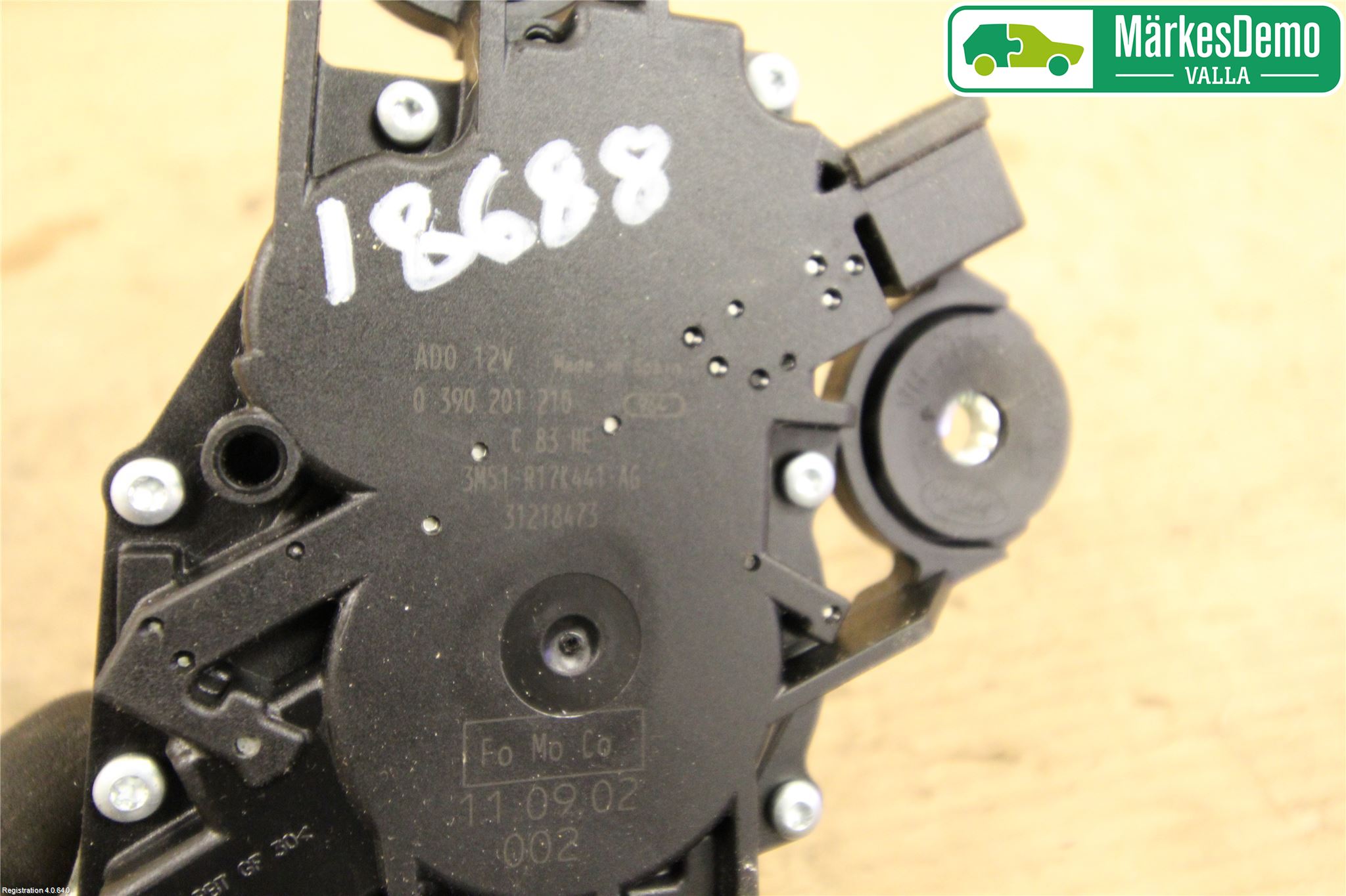 Ford MONDEO 07-15 Torkarmotor Baklucka