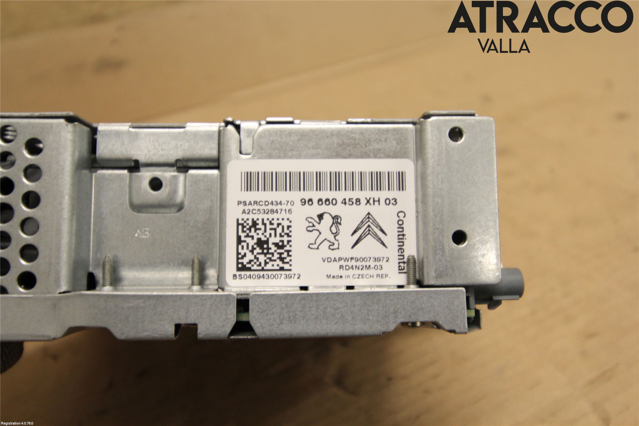 Peugeot 308 08-13 Cd Radio - Multimediapanel