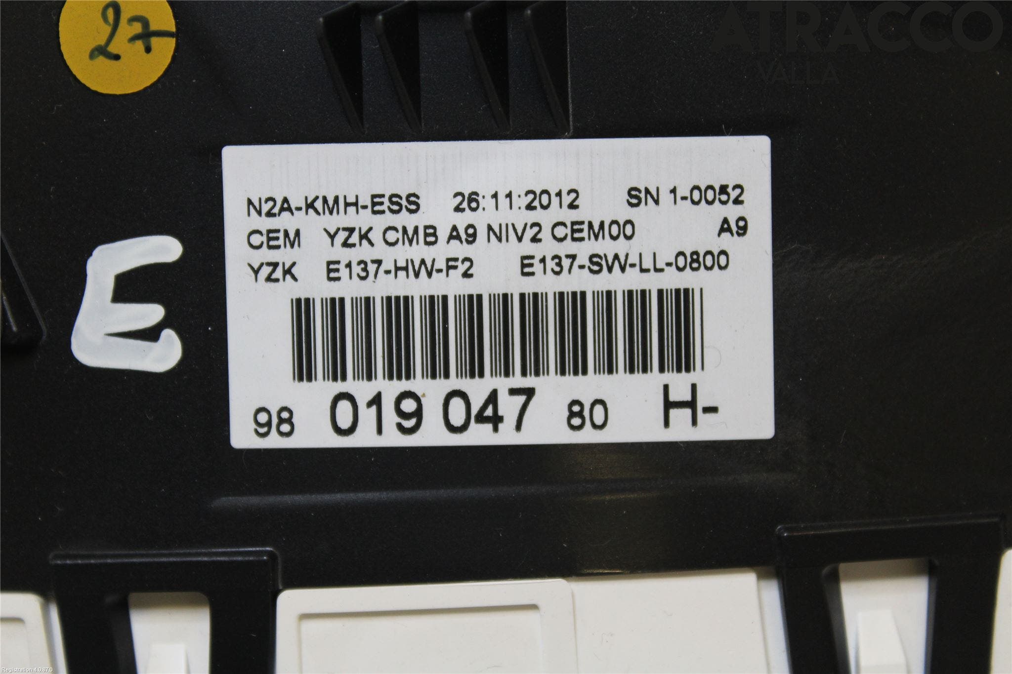 Peugeot 208 12-15 Instrument Komb