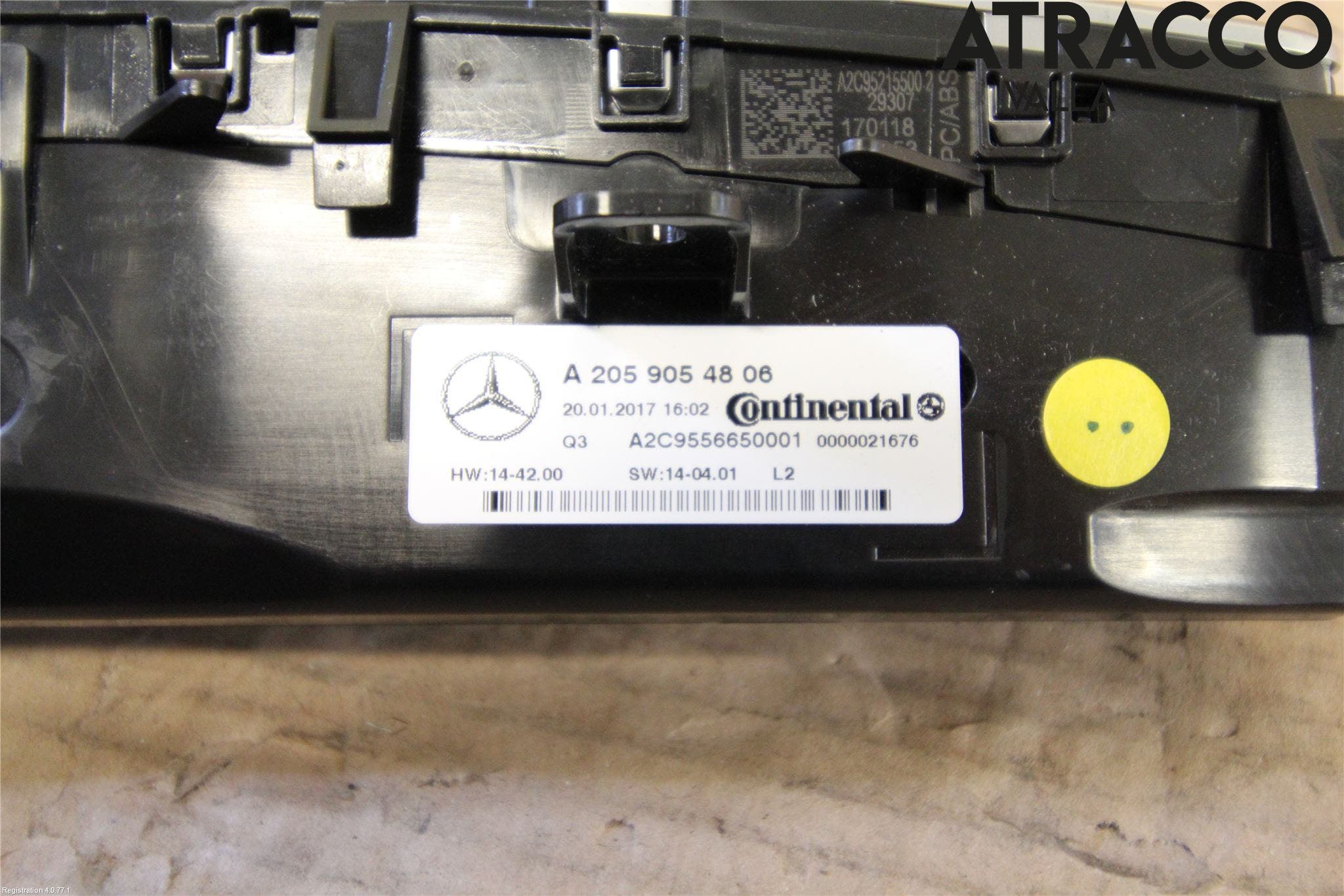 Mercedes-Benz MB C-KLASS (W205) 14-21 Ac Styrenhet Ac Manöveren