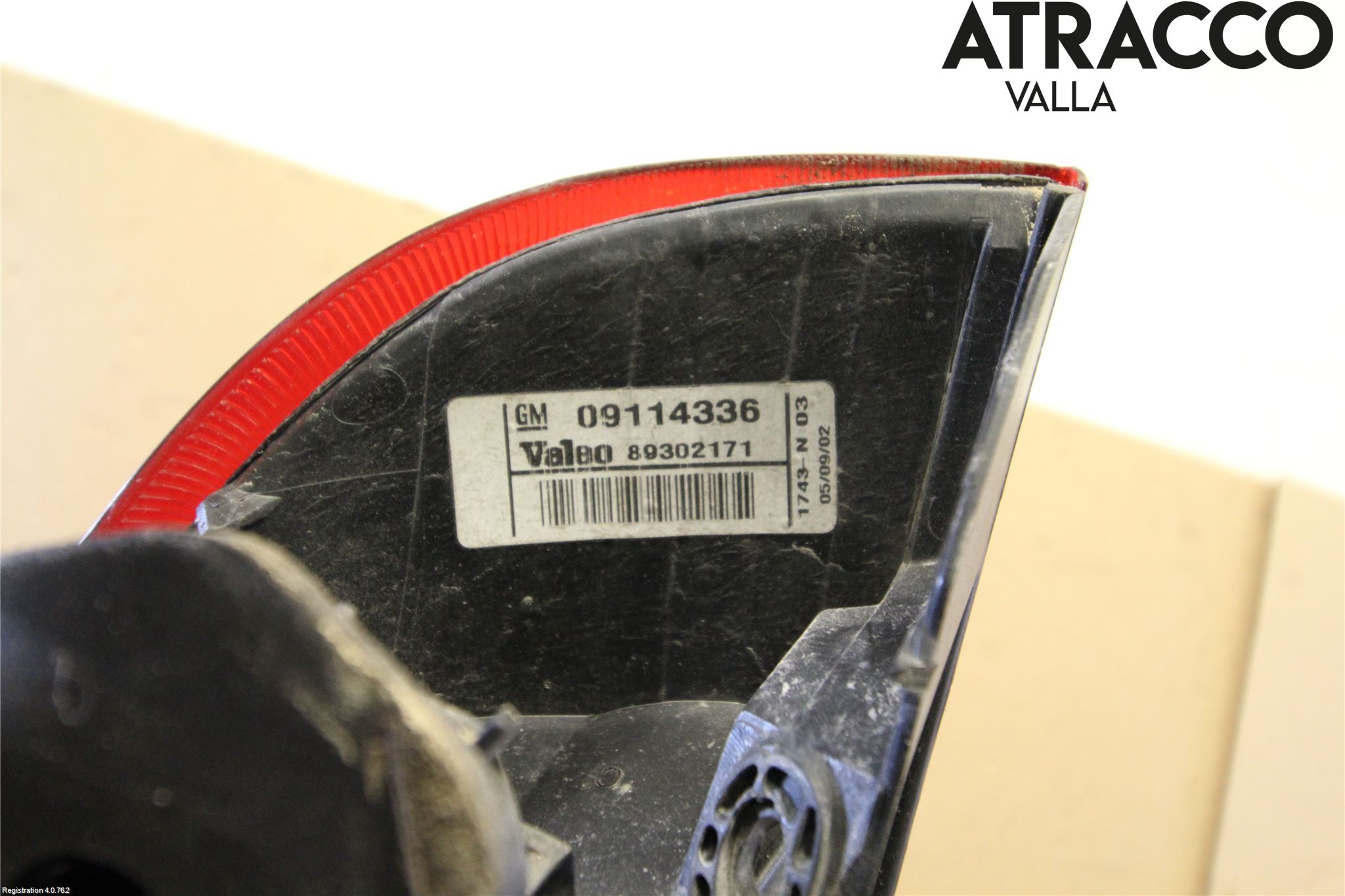 Opel CORSA C    00-06 Bakljus Vänster