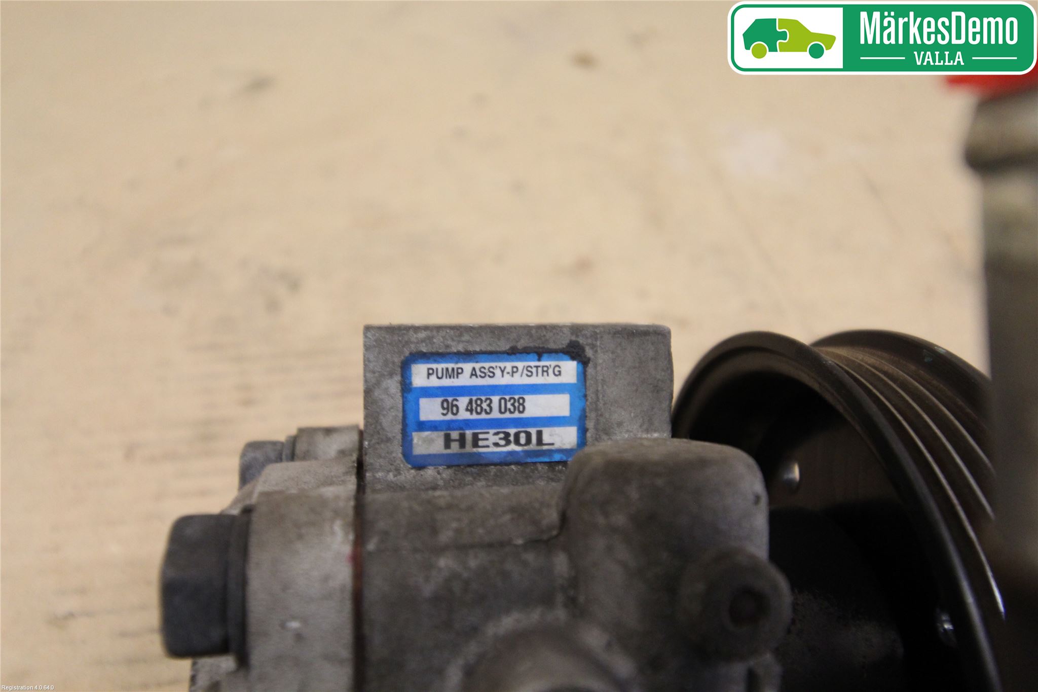 Chevrolet MATIZ Styrservopump