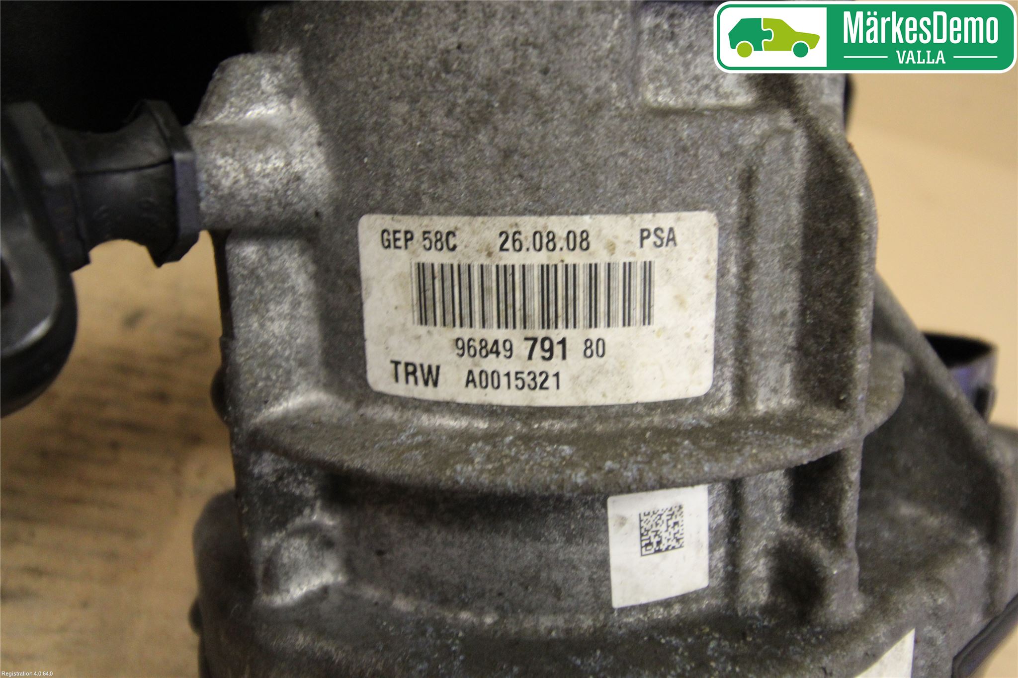 Peugeot 308 08-13 Styrservo Pump Elektrisk