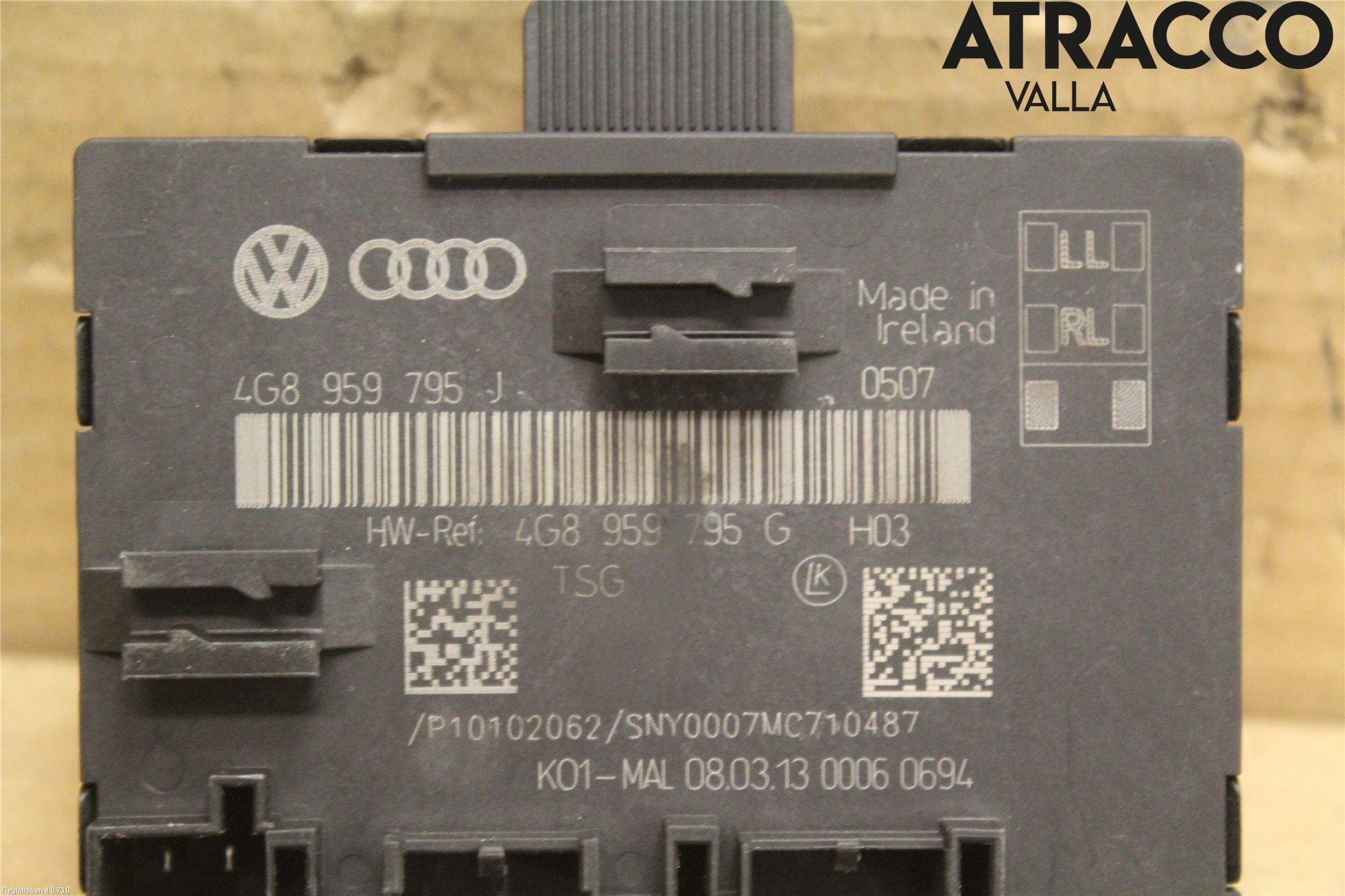 Audi A6/S6 4G 11-18 Styrenhet Dörr