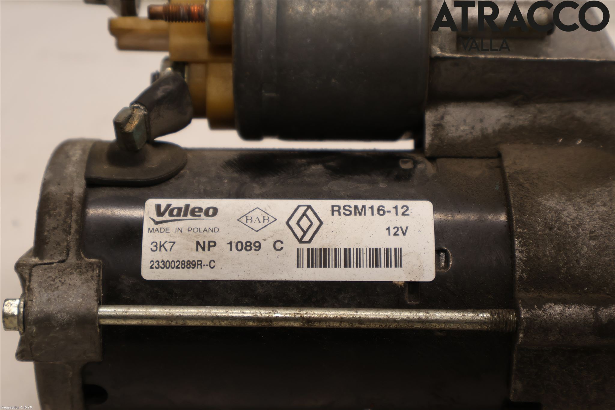 Renault TRAFIC/E-TECH 15- Startmotor Diesel