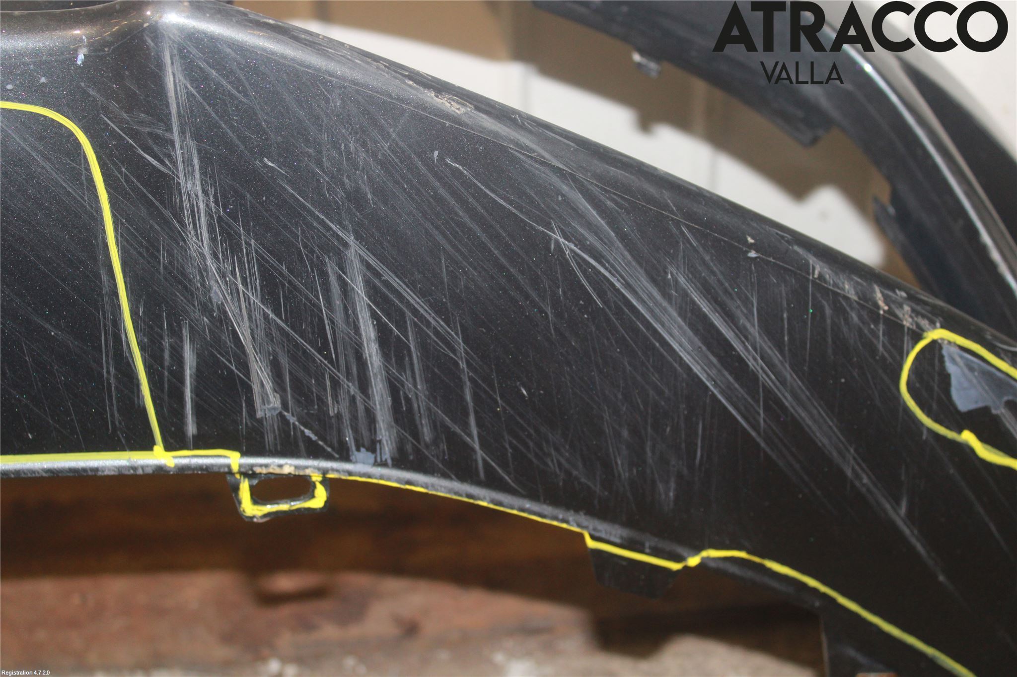 Audi A4 12-15 Stötfångarbeklädnad Fram