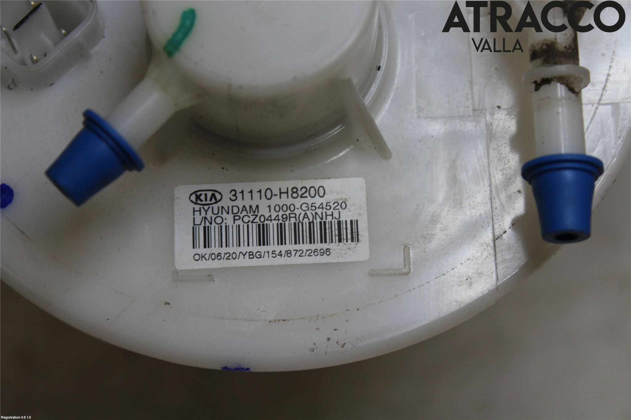 Kia STONIC 18->> Bränslepump El