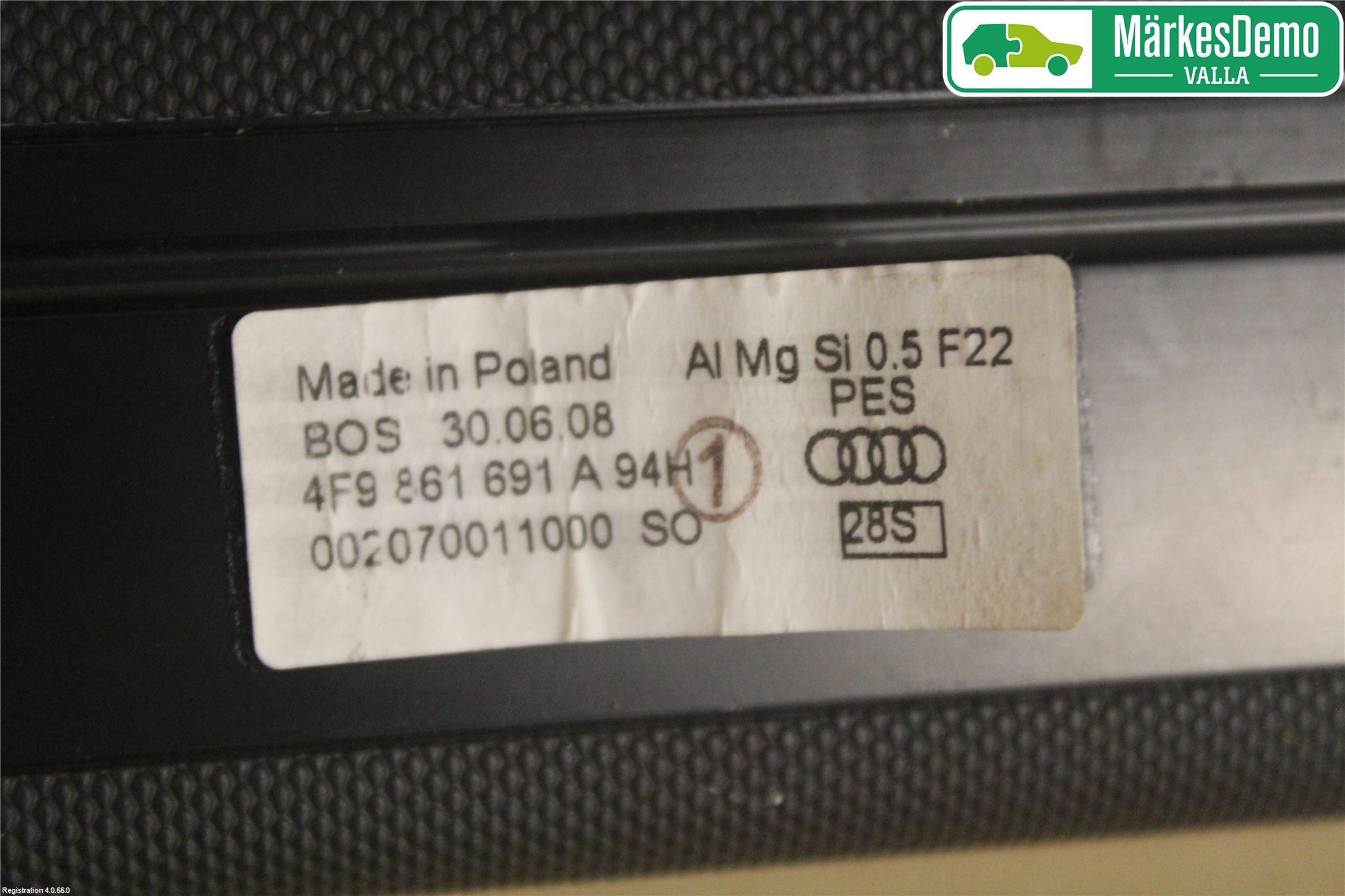 Audi A6/S6     05-11 Lastnät