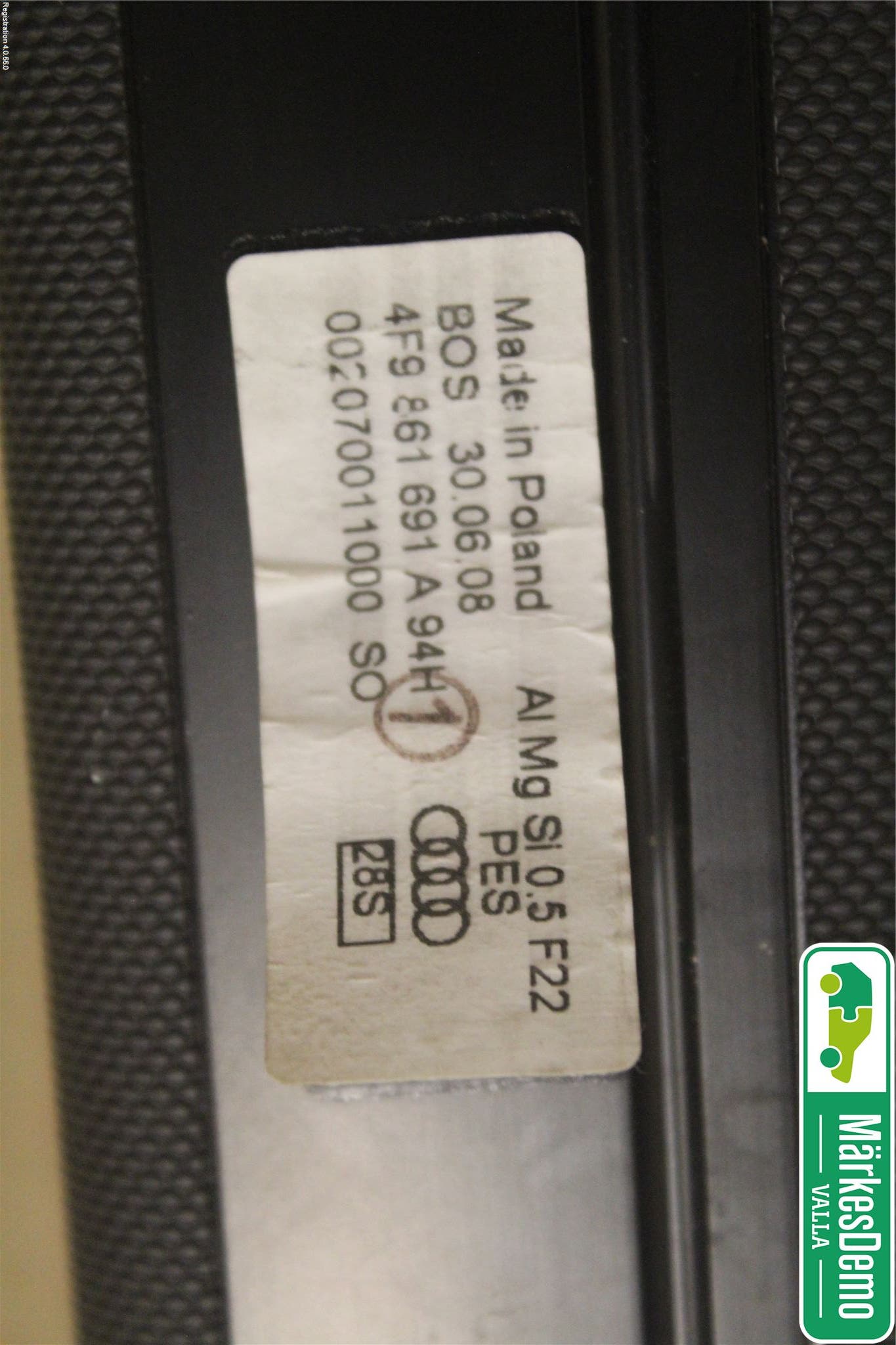 Audi A6/S6 05-11 Lastnät