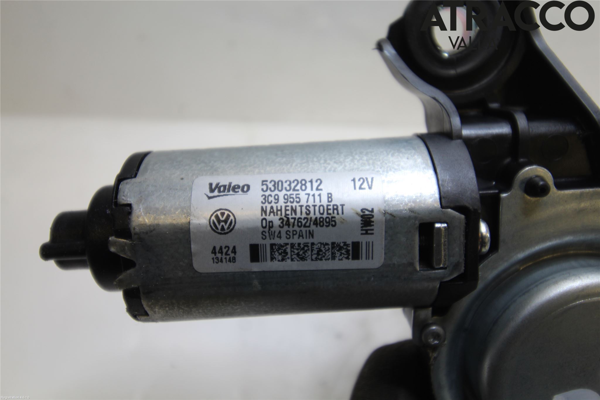 Volkswagen VW PASSAT 11-14 Torkarmotor Baklucka