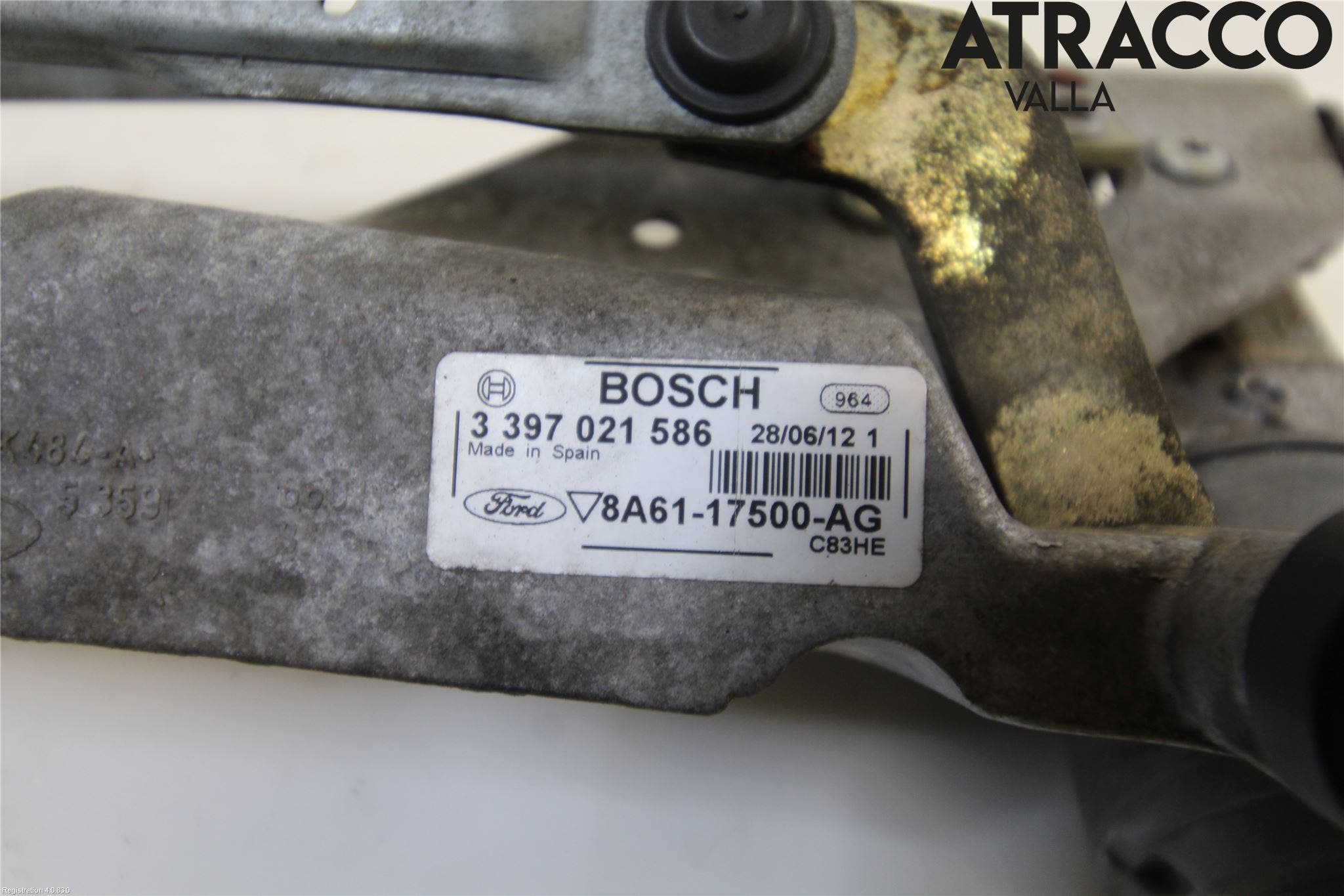 Ford FIESTA 09-12 Torkarmekanism Vindruta