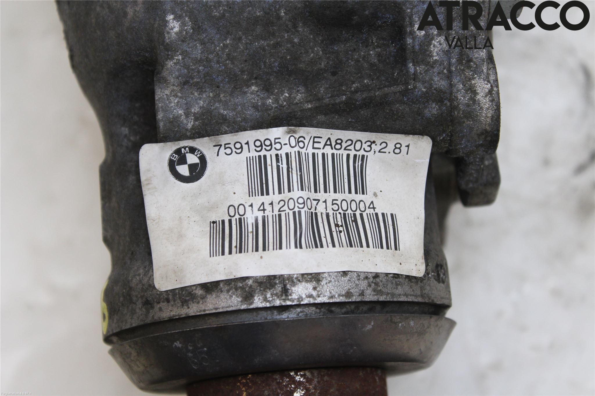 BMW 3 F30/F31/F80 12-19 Framvagn Diffrential