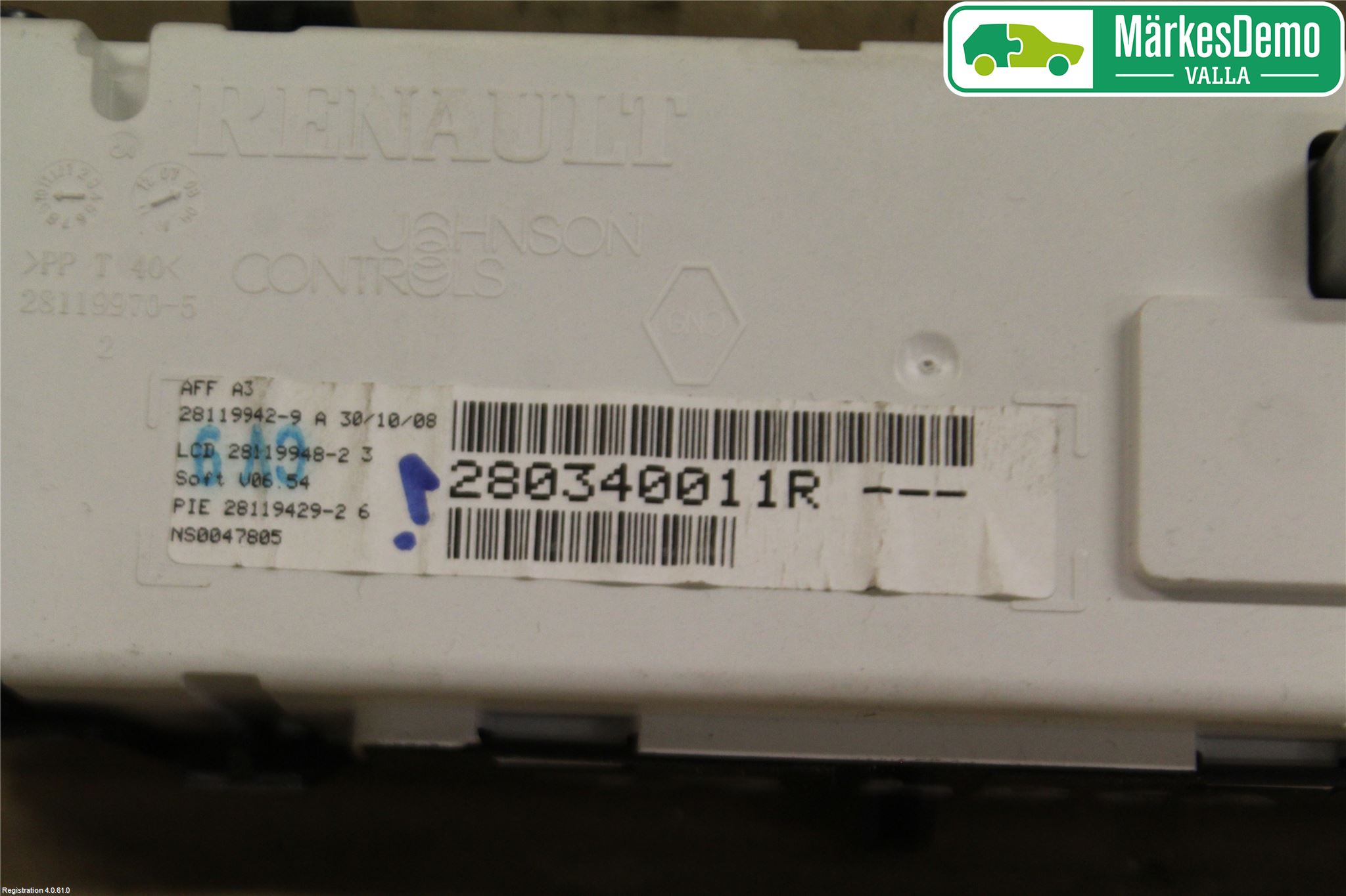 Renault LAGUNA III 08-10 Färddator