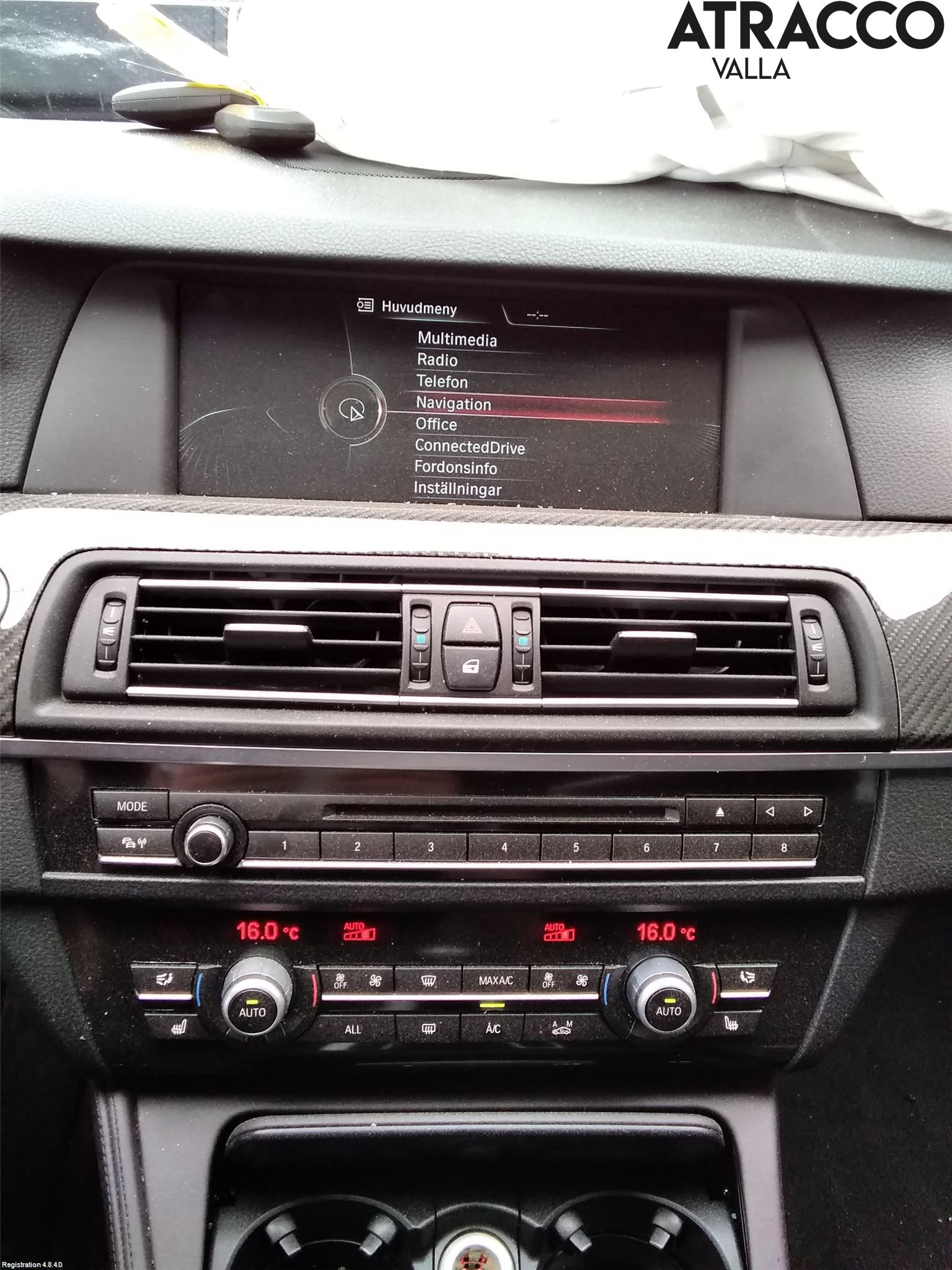 BMW 5 F10/F11/F18 09-17 Ac Styrenhet Ac Manöveren