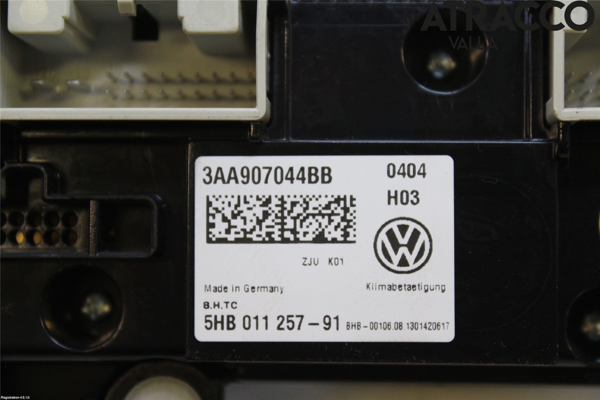 Volkswagen VW PASSAT 11-14 Ac Styrenhet Ac Manöveren