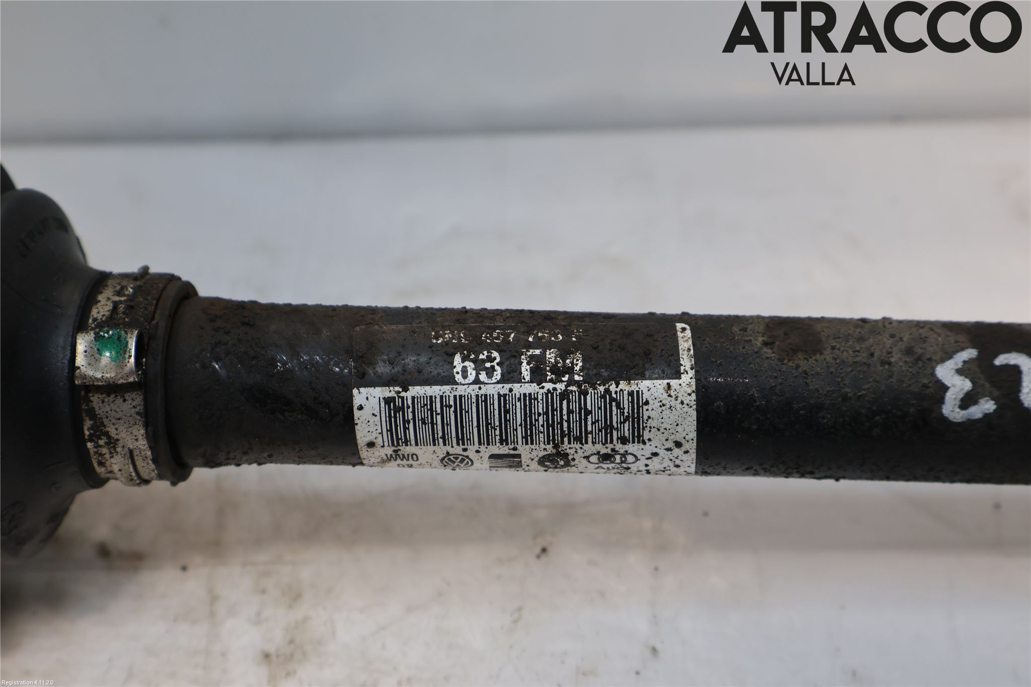 Volkswagen VW TIGUAN 07-16 Drivaxel Fram Vänster