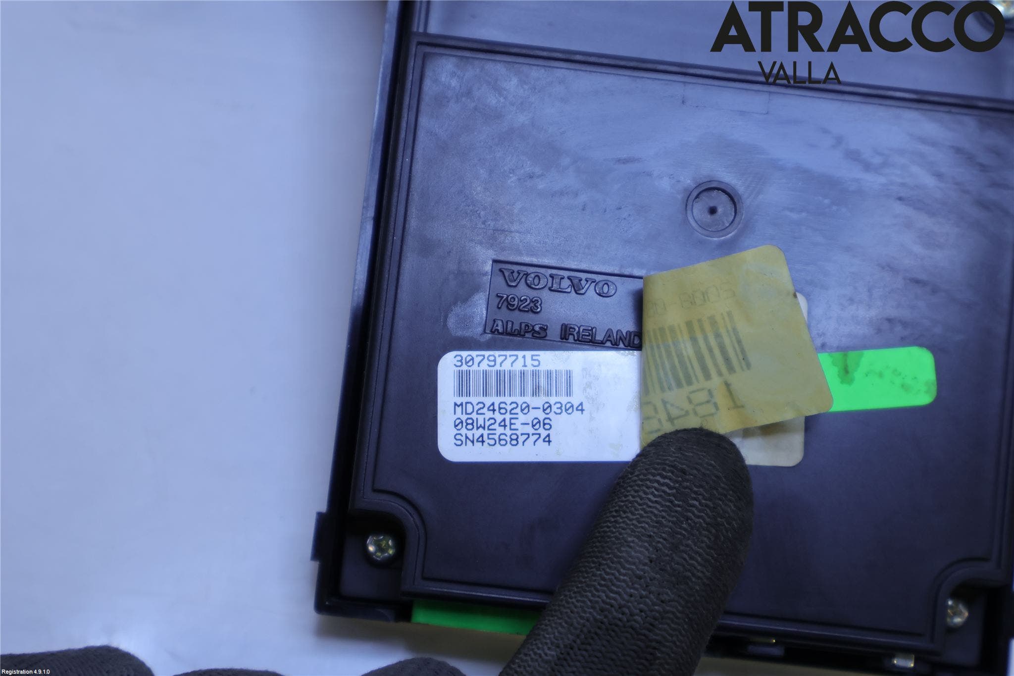 Volvo V70 08-13 Kontrolldisplay