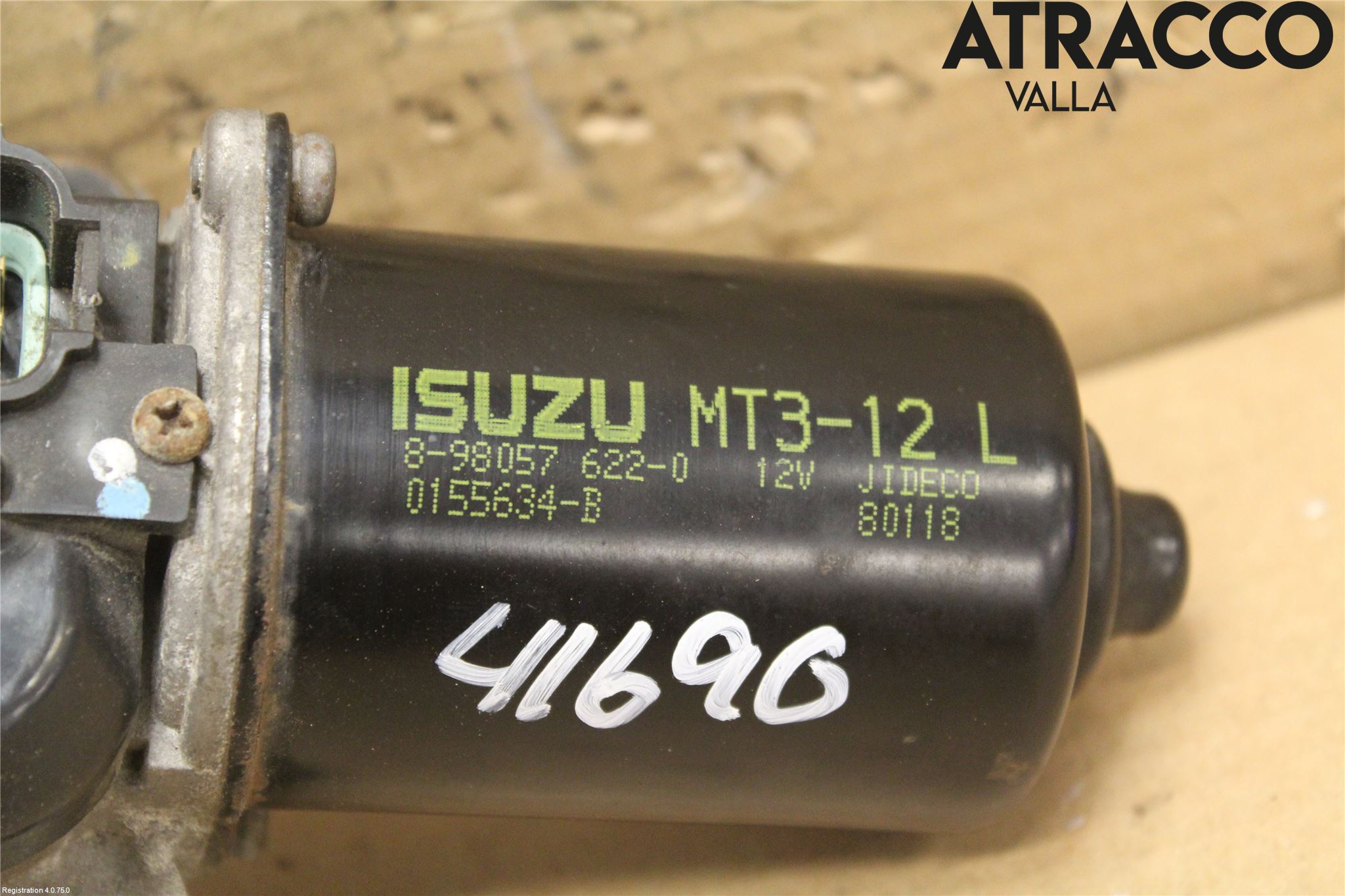 Isuzu D-MAX Torkarmotor Vindruta