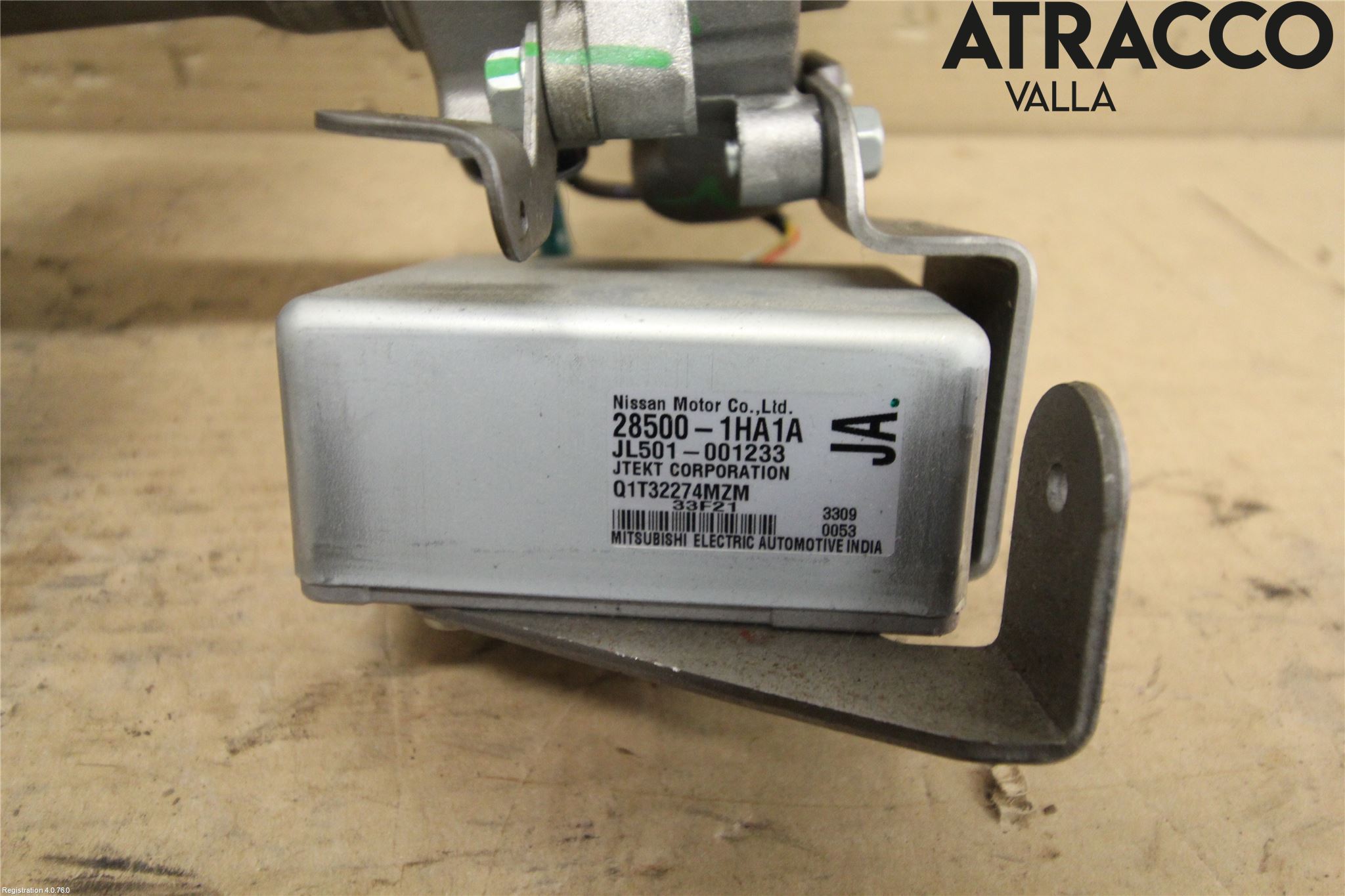 Nissan MICRA 11-16 Rattaxelagg Med Inb Servo