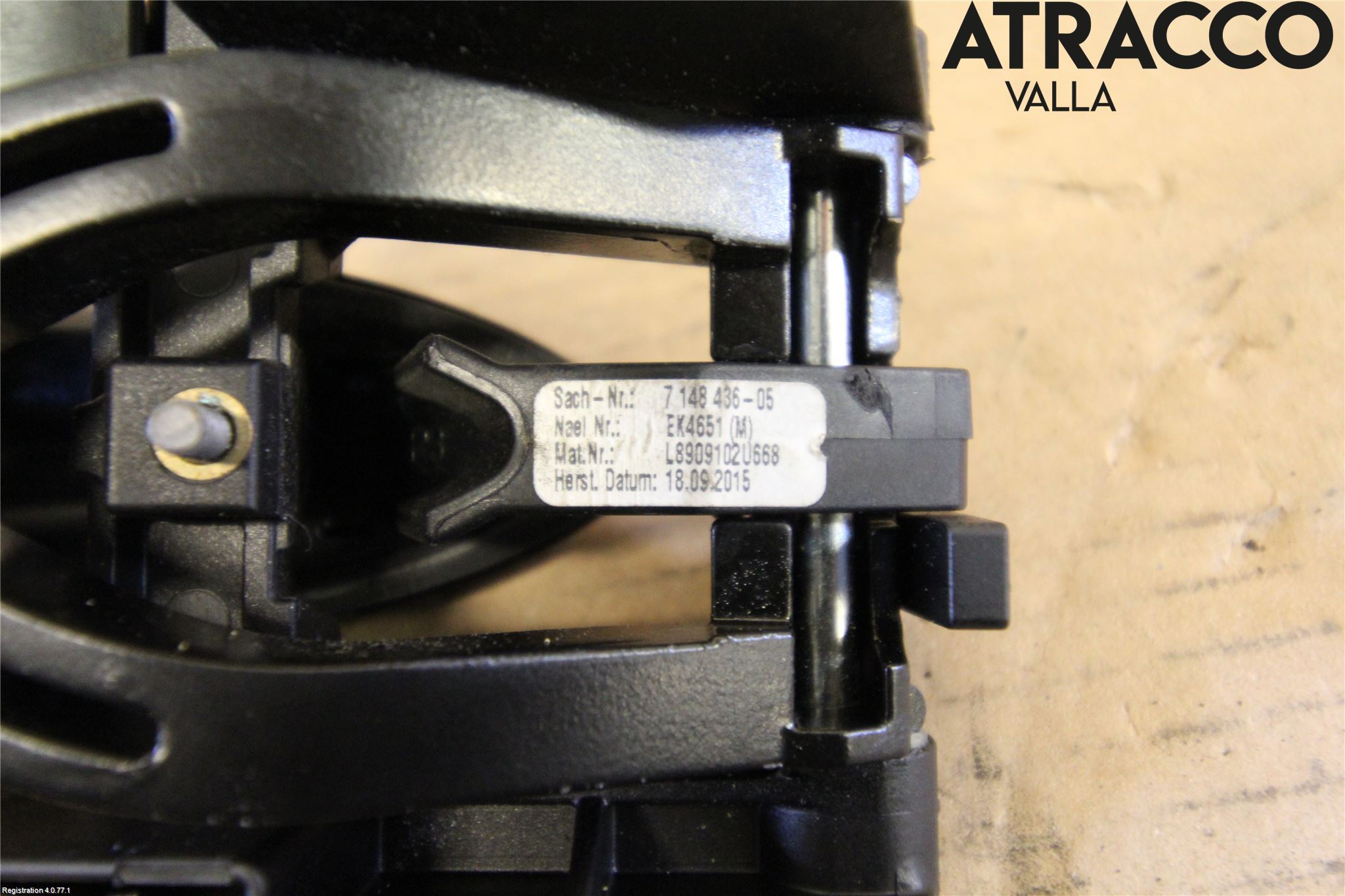 BMW 5 F10/F11/F18 09-17 Dörrhandtag Yttre Hö