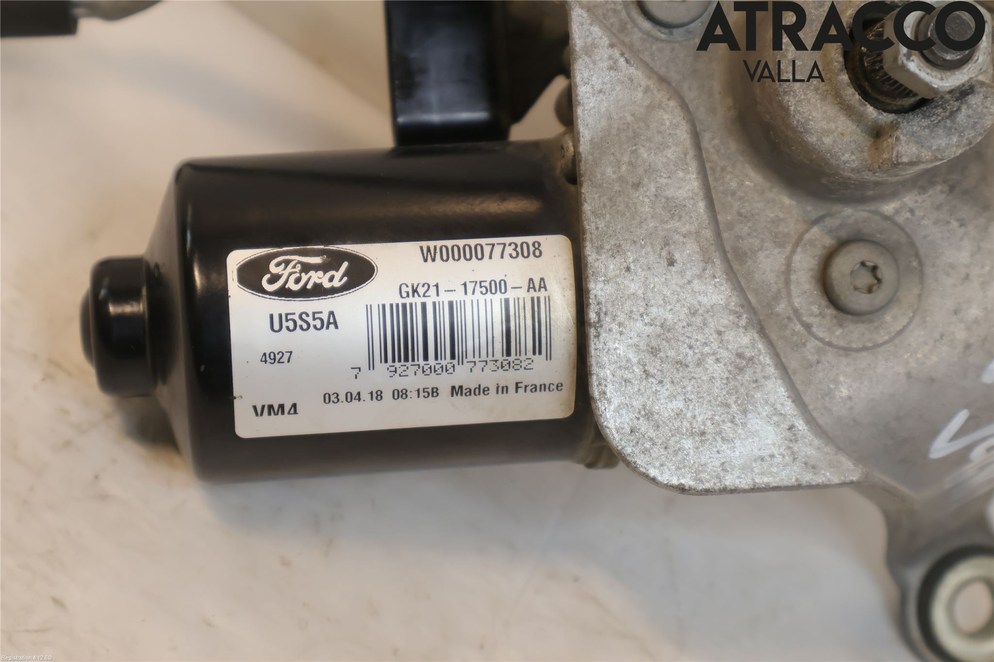 Ford TRANSIT/TOURNEO CUSTOM 13-24 Torkarmotor Vindruta