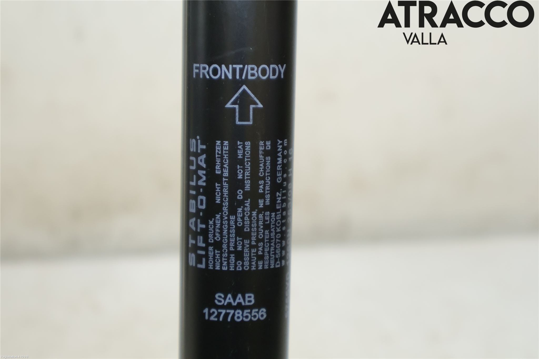 Saab 9-3 VER2/VER3 08-15 Gasfjäder Baklucka