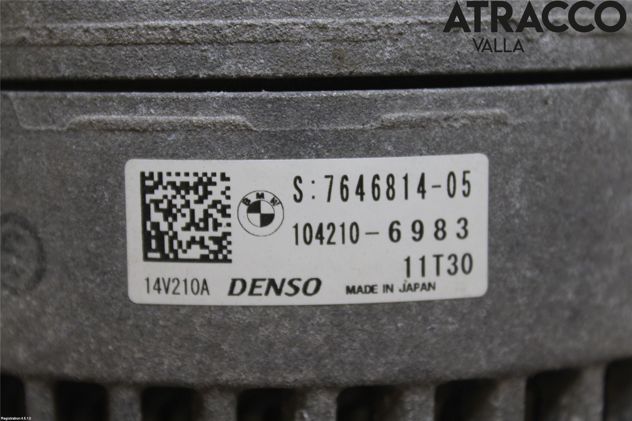 BMW 5 F10/F11/F18 09-17 Generator