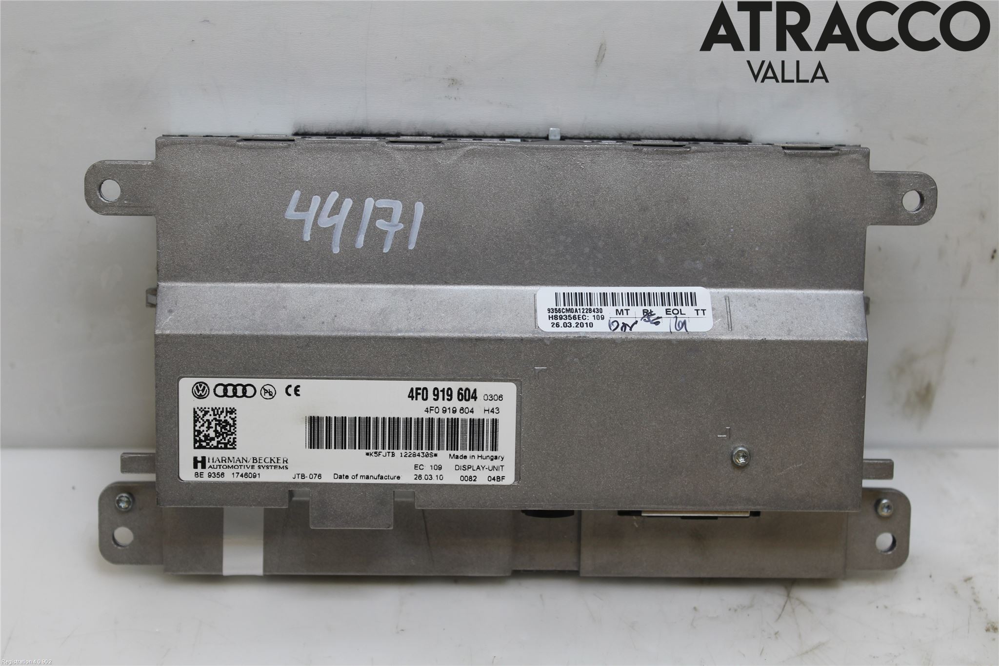 Audi A4/S4 08-11 Multifunktionsdisplay