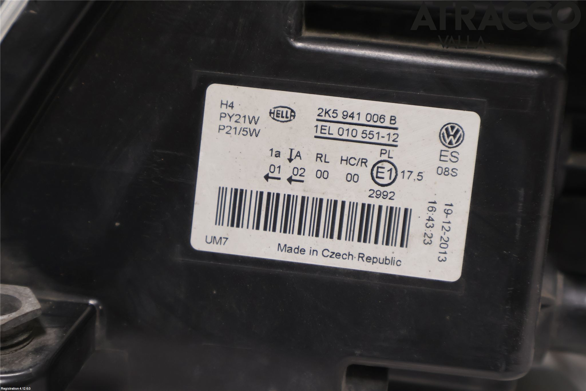 Volkswagen VW CADDY 11-15 Strålkastare Höger