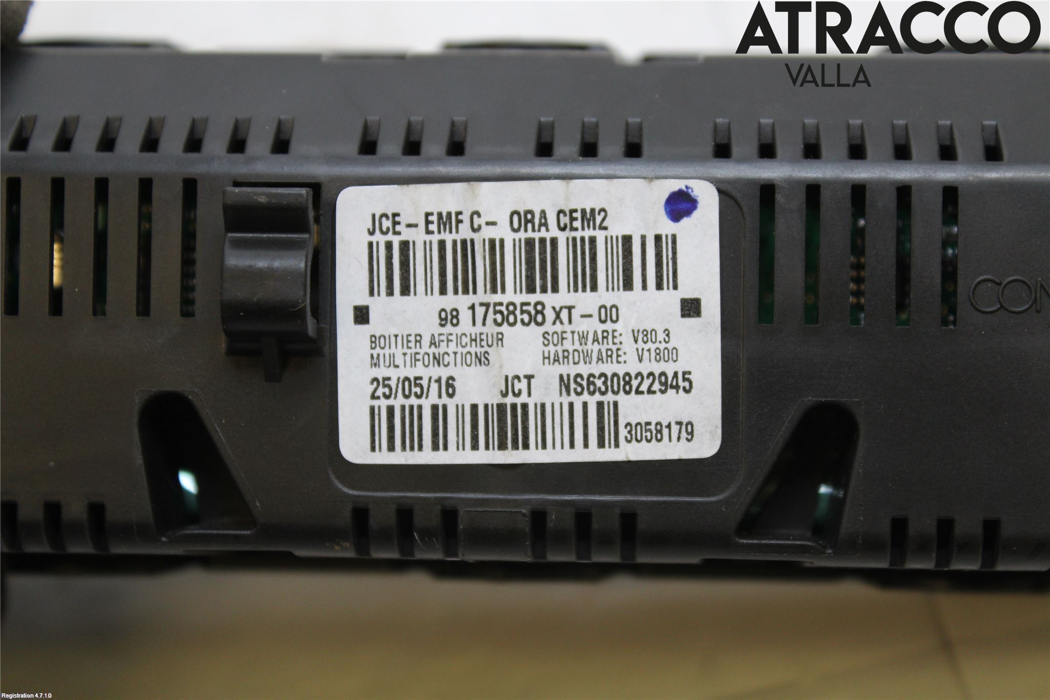 Citroen C3 10-17 Multifunktionsdisplay