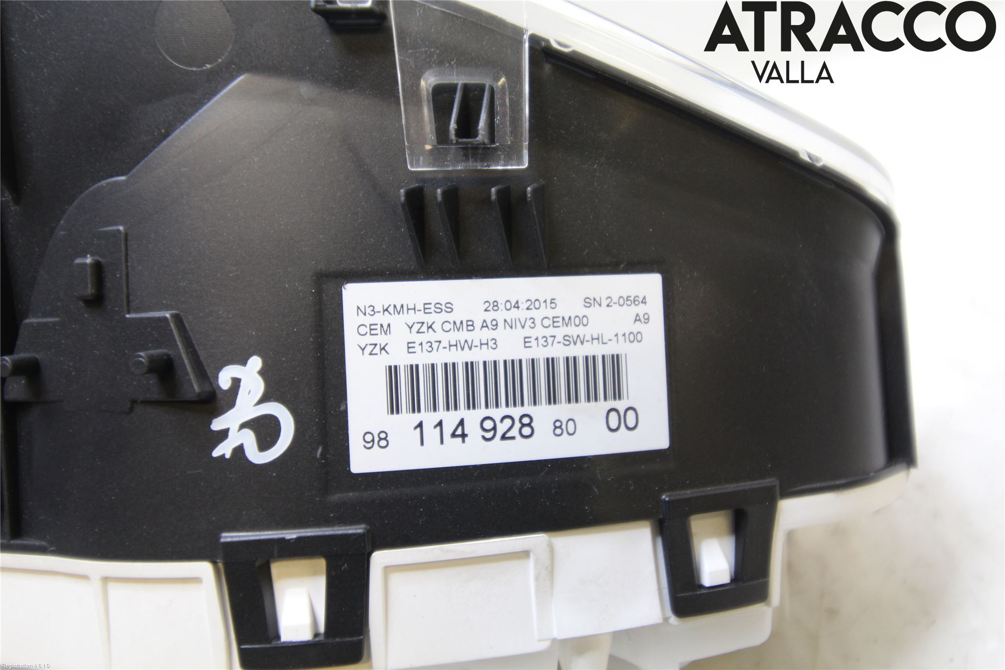 Peugeot 208 12-15 Instrument Komb
