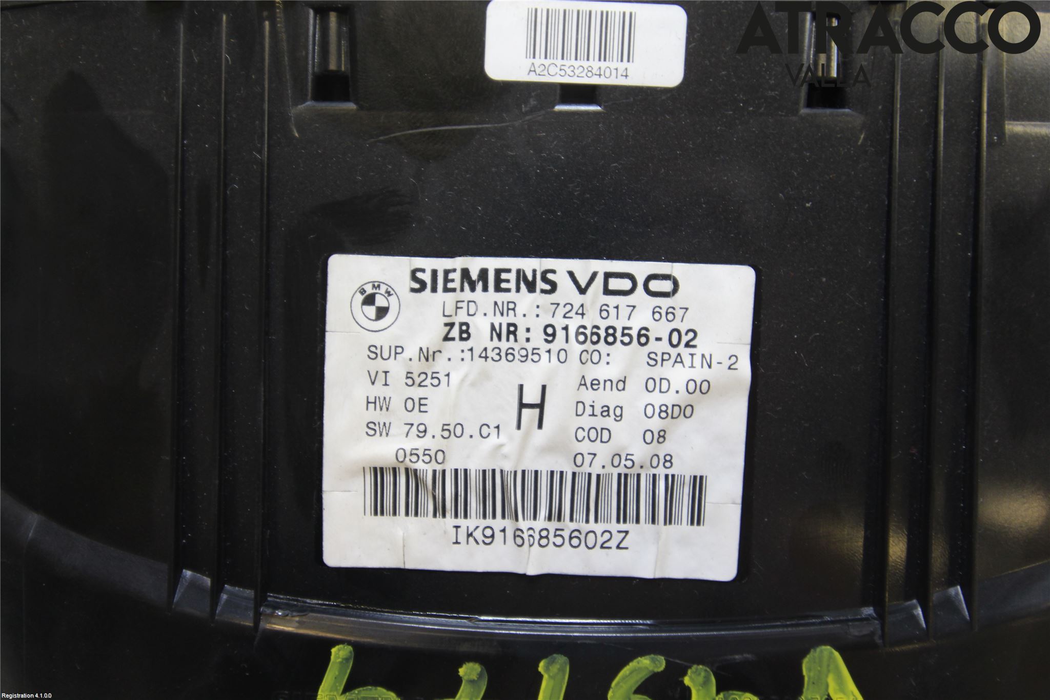 BMW 3 E90/91 SED/TOU 05-12 Instrument Komb