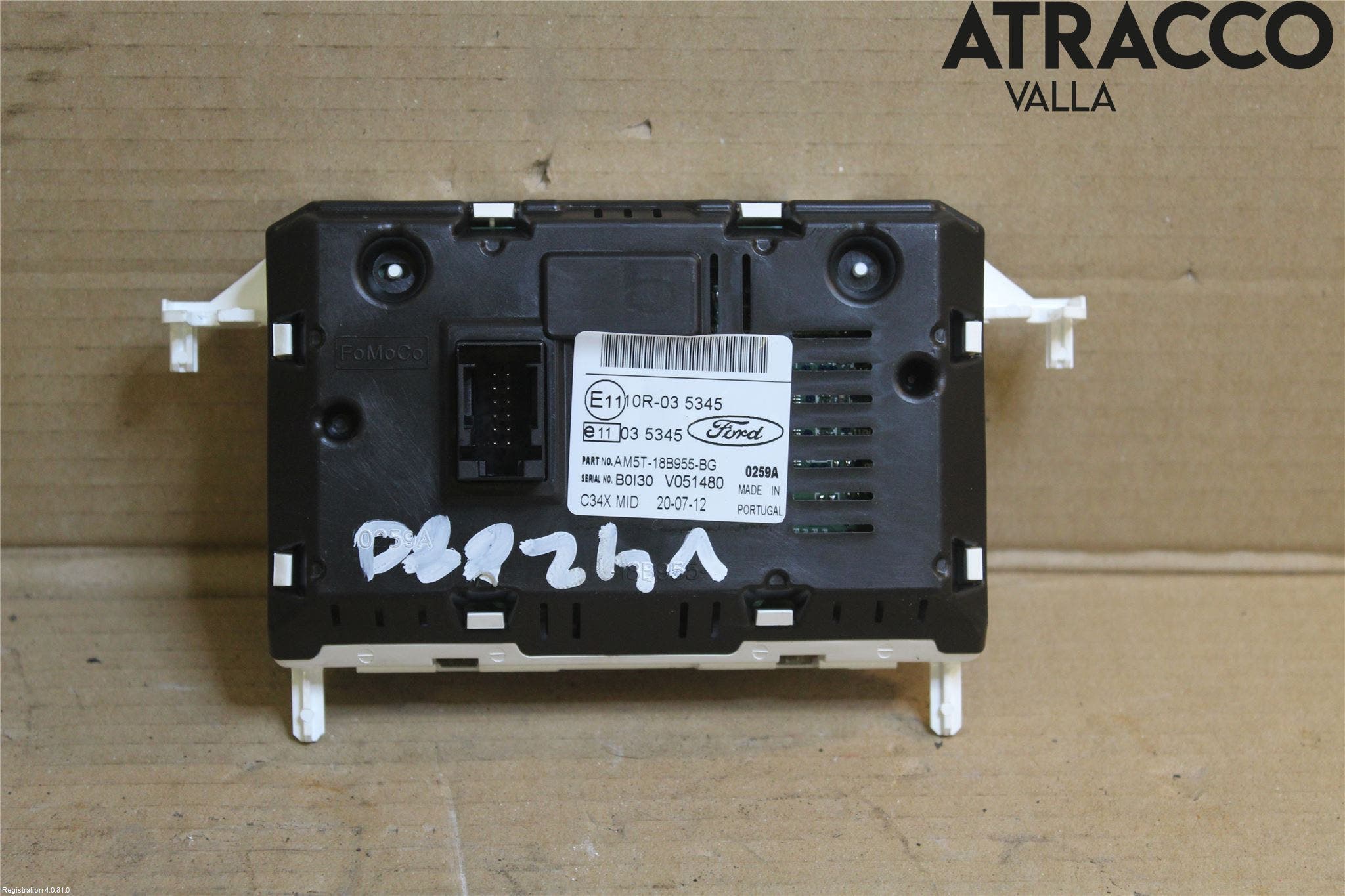 Ford C-MAX II 11-14 Kontrolldisplay