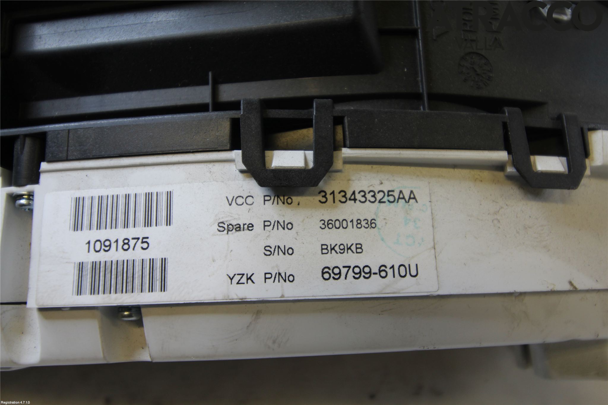 Volvo XC70 08-13 Instrument Komb