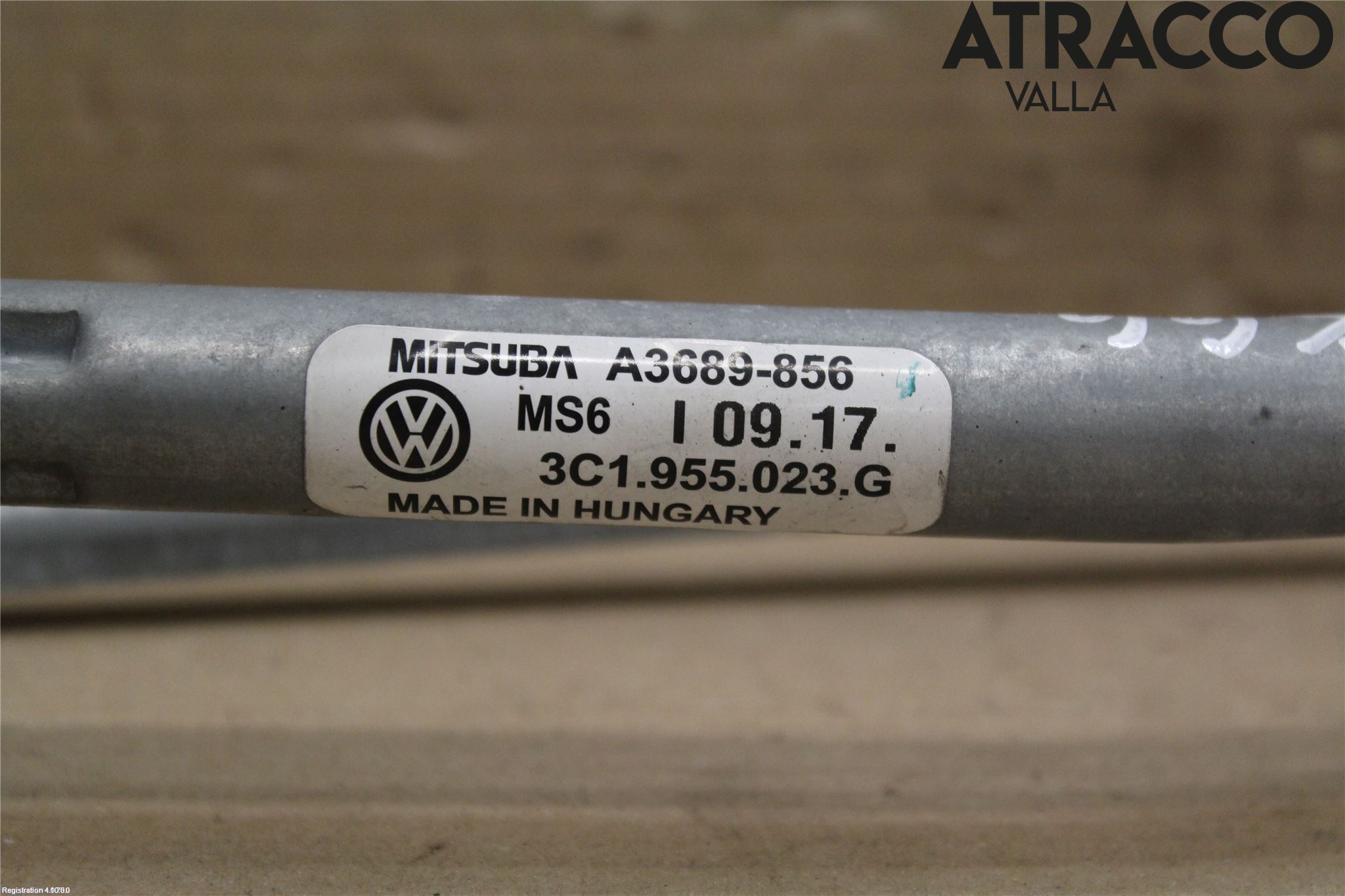 Volkswagen VW PASSAT 05-11 Torkarmekanism Vindruta