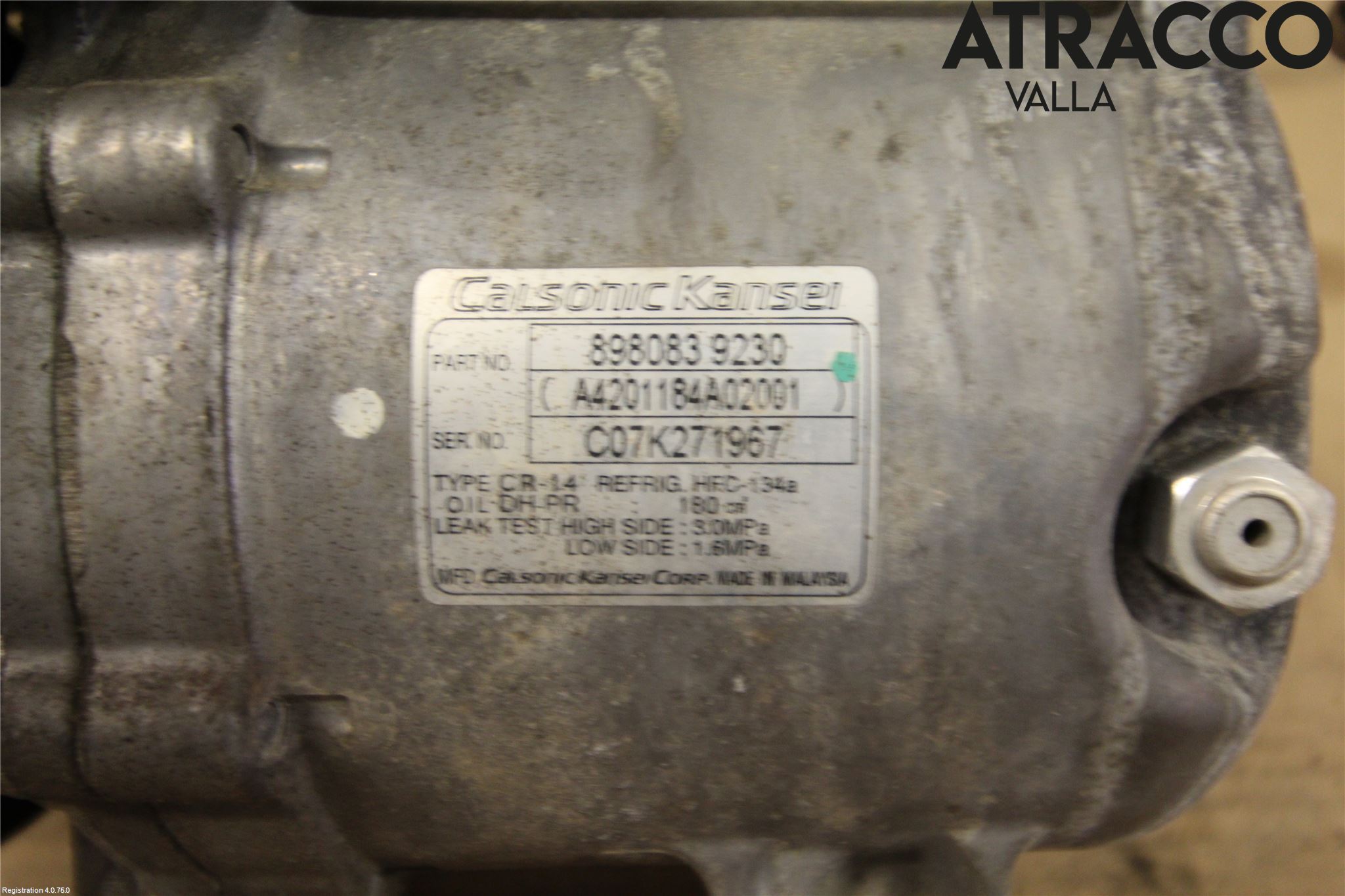 Isuzu D-MAX Ac Kompressor