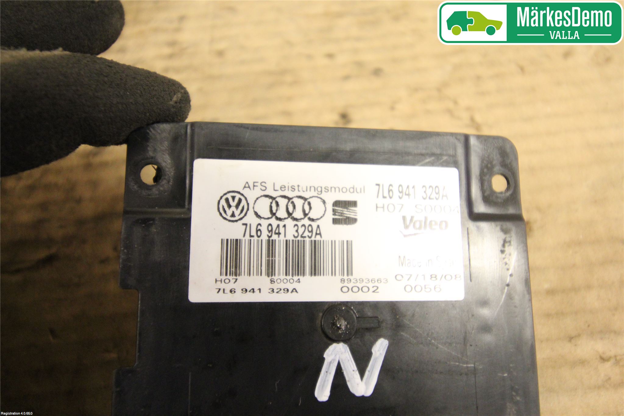 Audi Q7/SQ7 Styrenhet Strålkastare